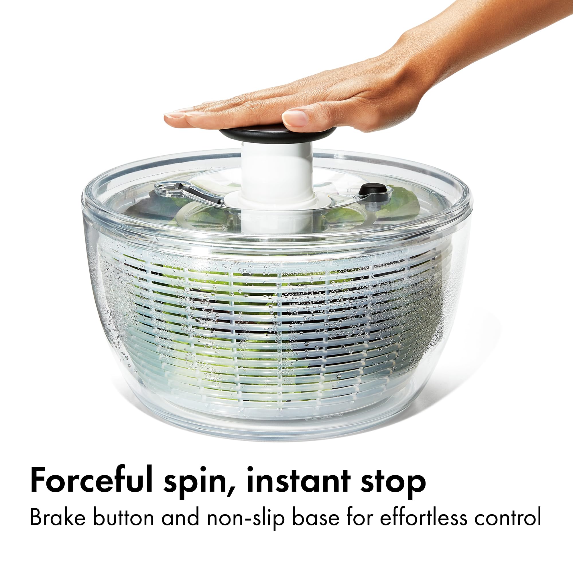 OXO Good Grips 6.22 Qt Salad Spinner, Vegetable Washer with Bowl & Strainer thumbnail