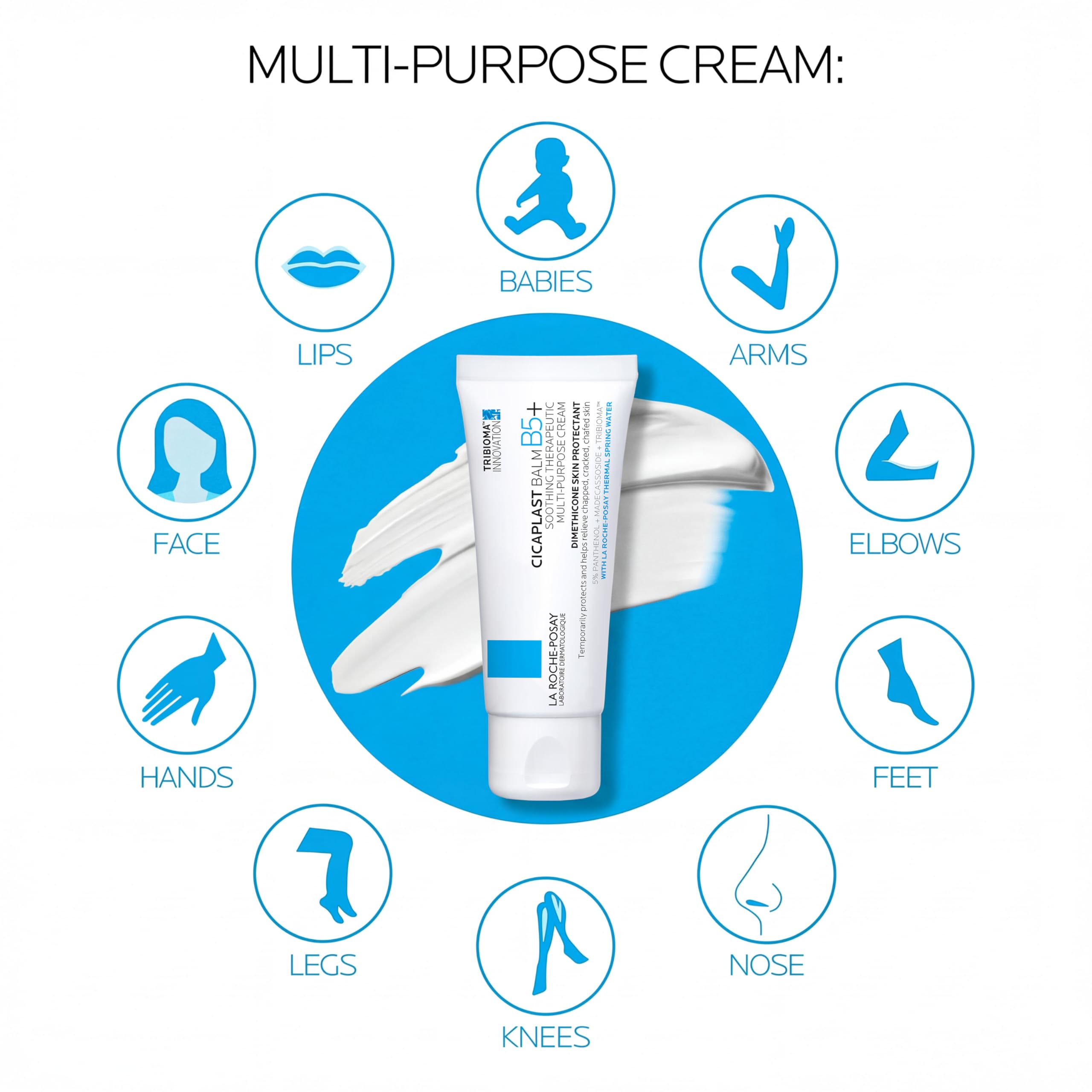 La Roche-Posay Cicaplast Balm B5, Barrier Repair Cream for Dry Skin thumbnail