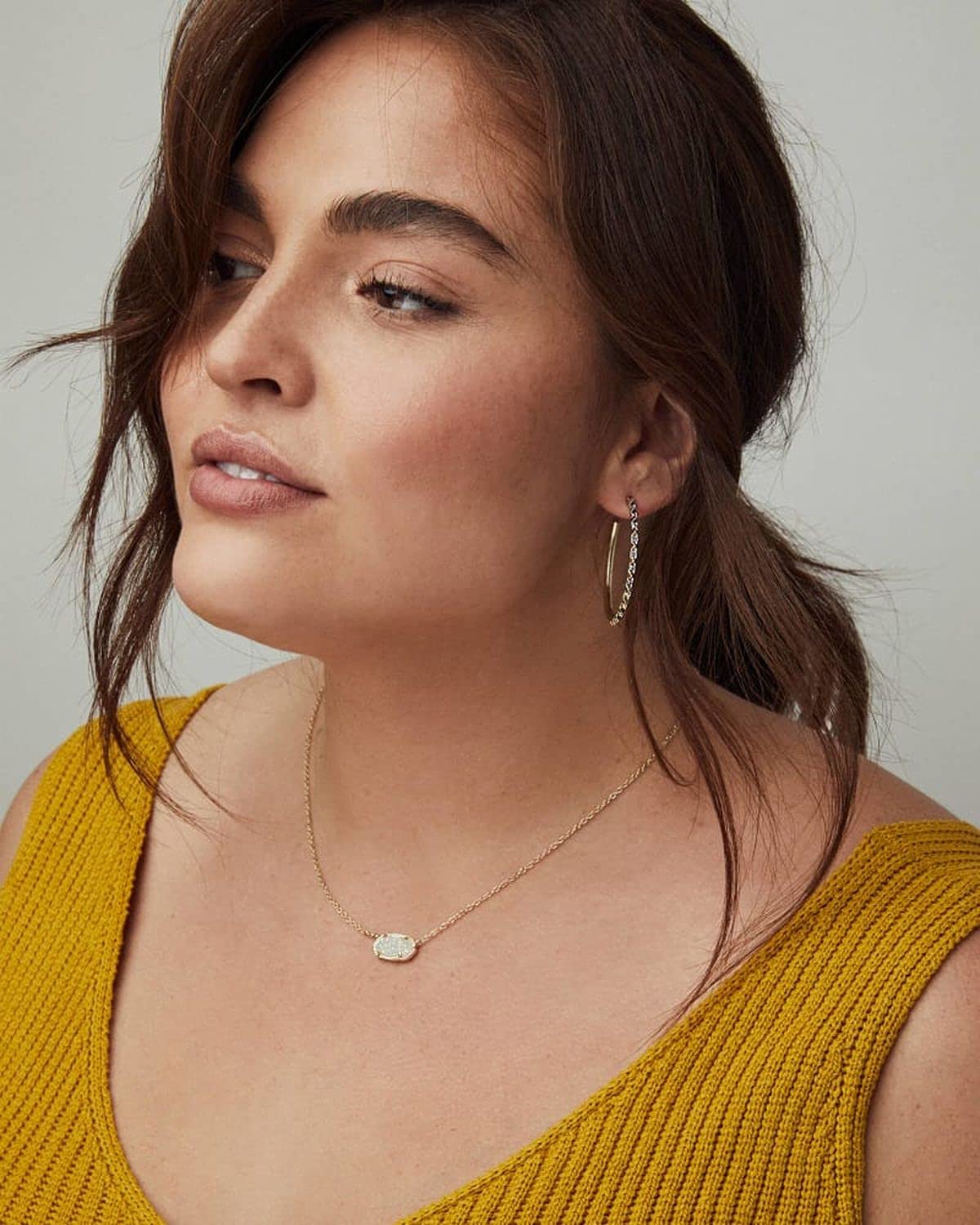 Kendra Scott Elisa Pendant Necklace for Women, Fashion Jewelry, 14k Gold-Plated thumbnail