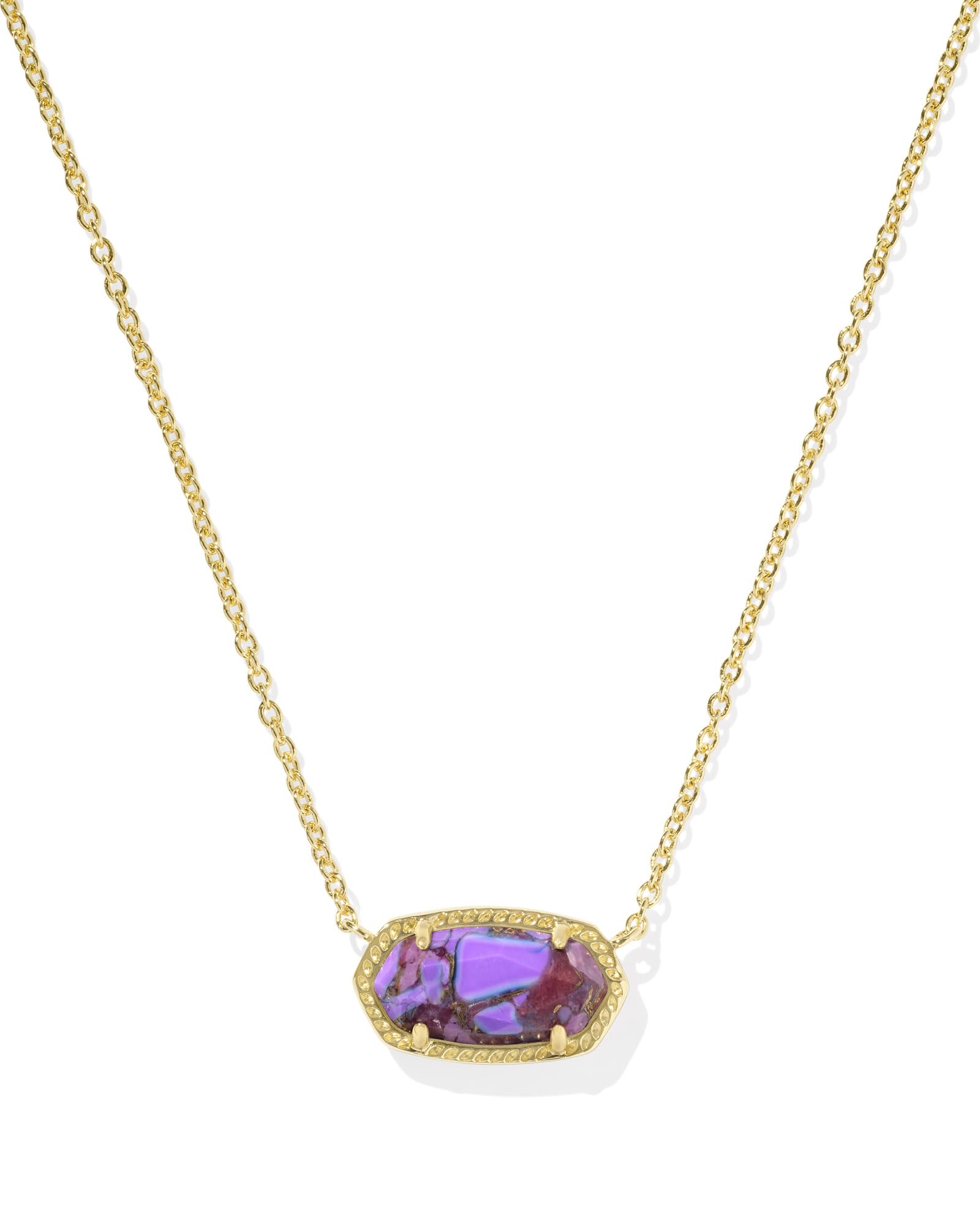 Kendra Scott Elisa Pendant Necklace for Women, Fashion Jewelry, 14k Gold-Plated thumbnail