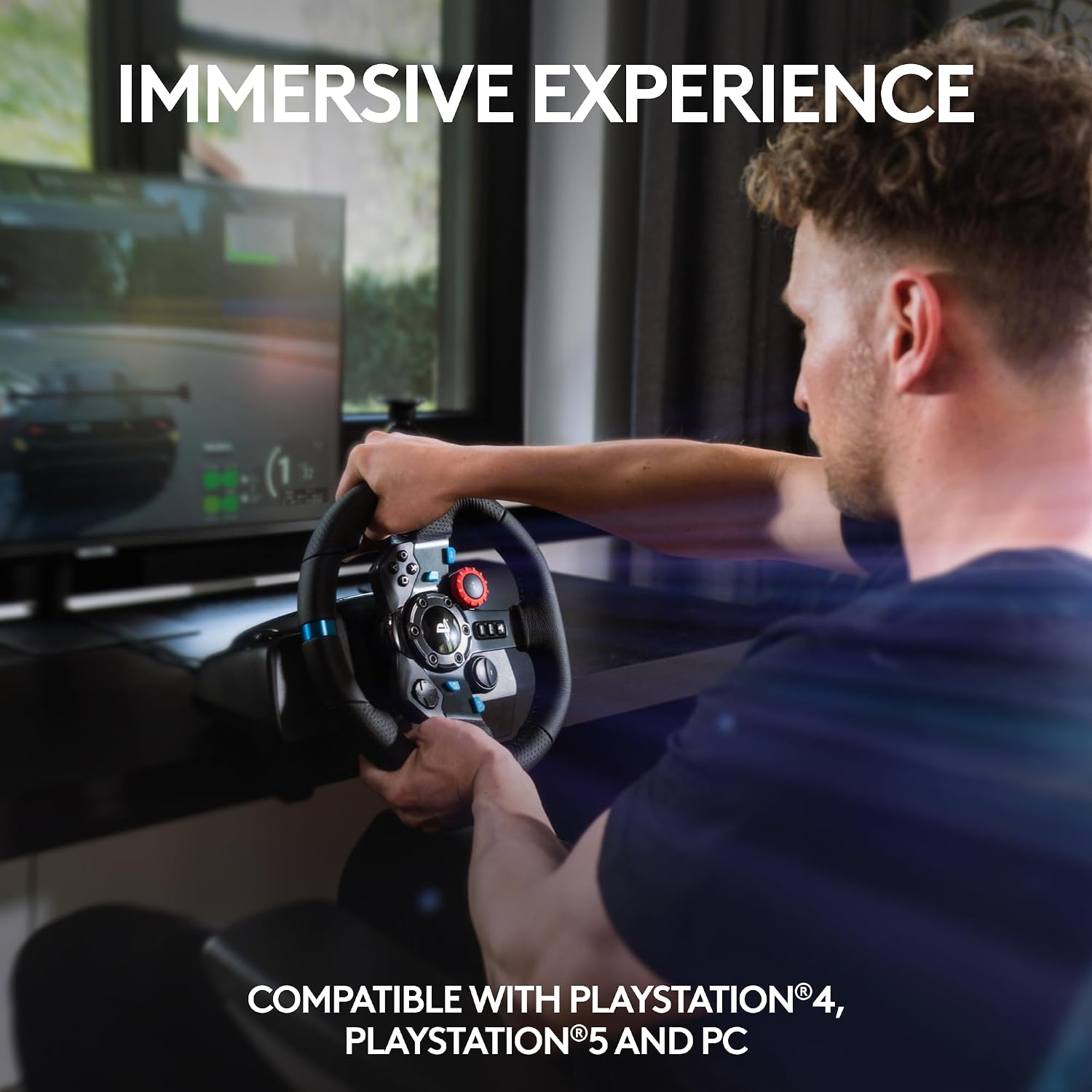 Logitech G29 Racing Wheel and Pedals for PS5/PS4/PC thumbnail