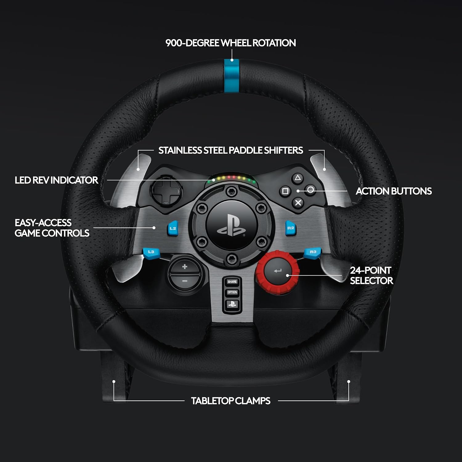 Logitech G29 Racing Wheel and Pedals for PS5/PS4/PC thumbnail