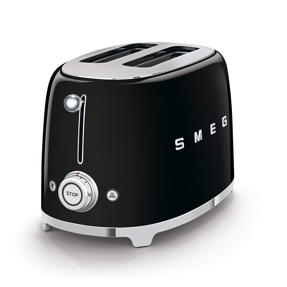 SMEG TSF01 2-Slice Toaster-50’s Retro Style- (Black)