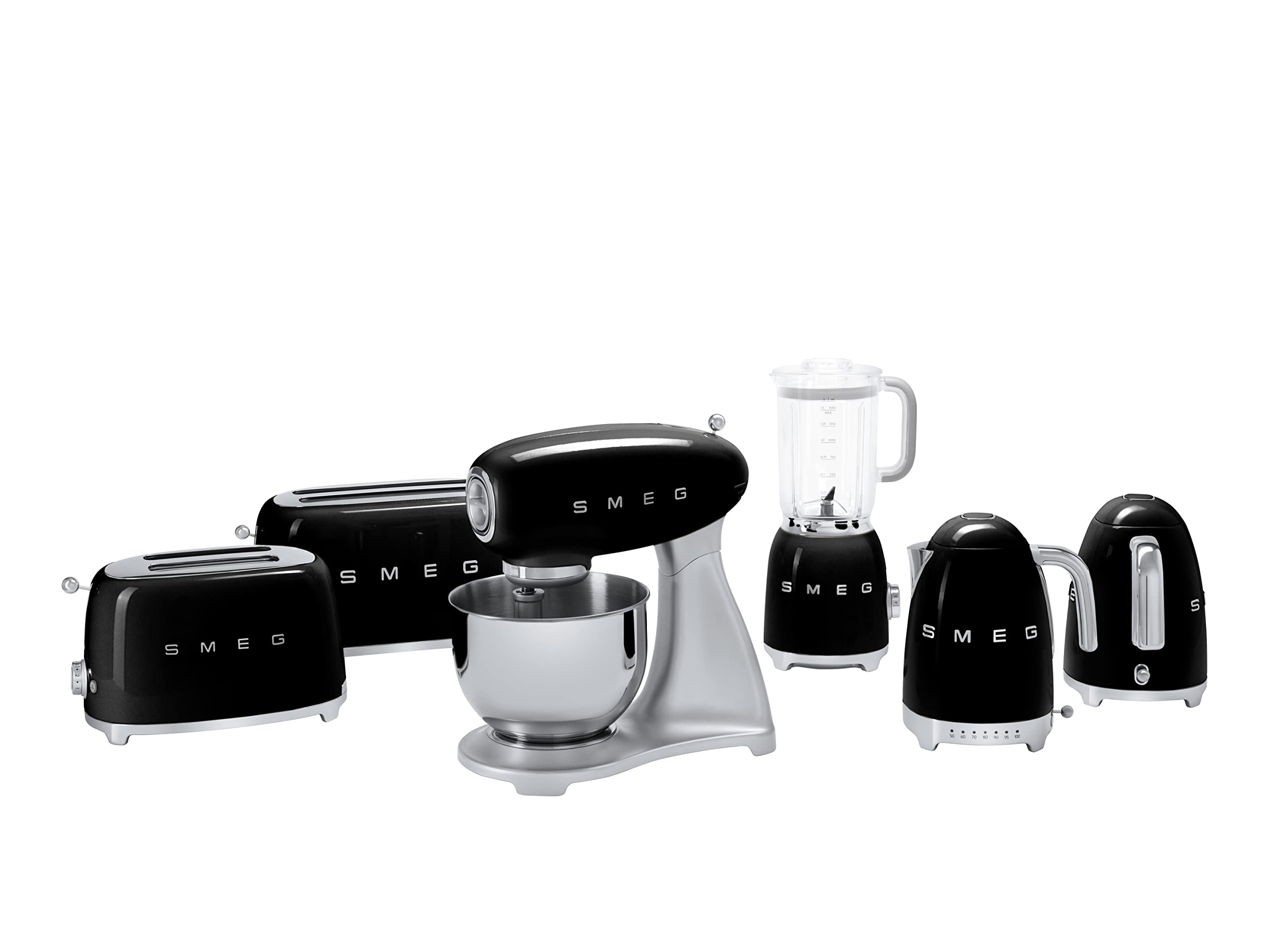 SMEG TSF01 2-Slice Toaster-50’s Retro Style- (Black) thumbnail