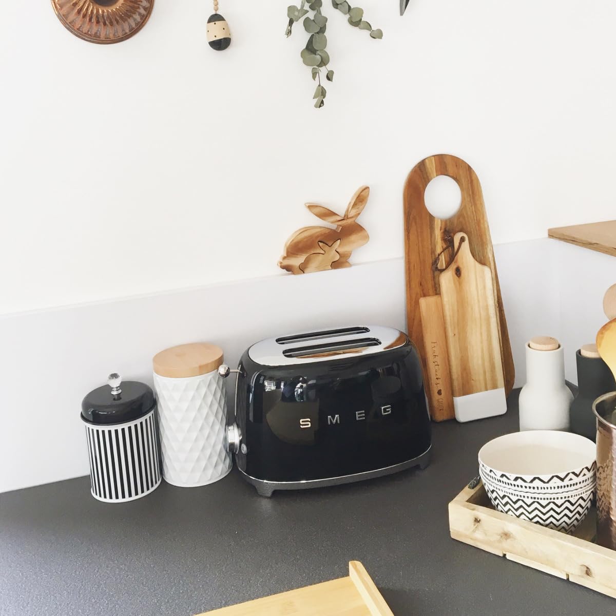 SMEG TSF01 2-Slice Toaster-50’s Retro Style- (Black) thumbnail