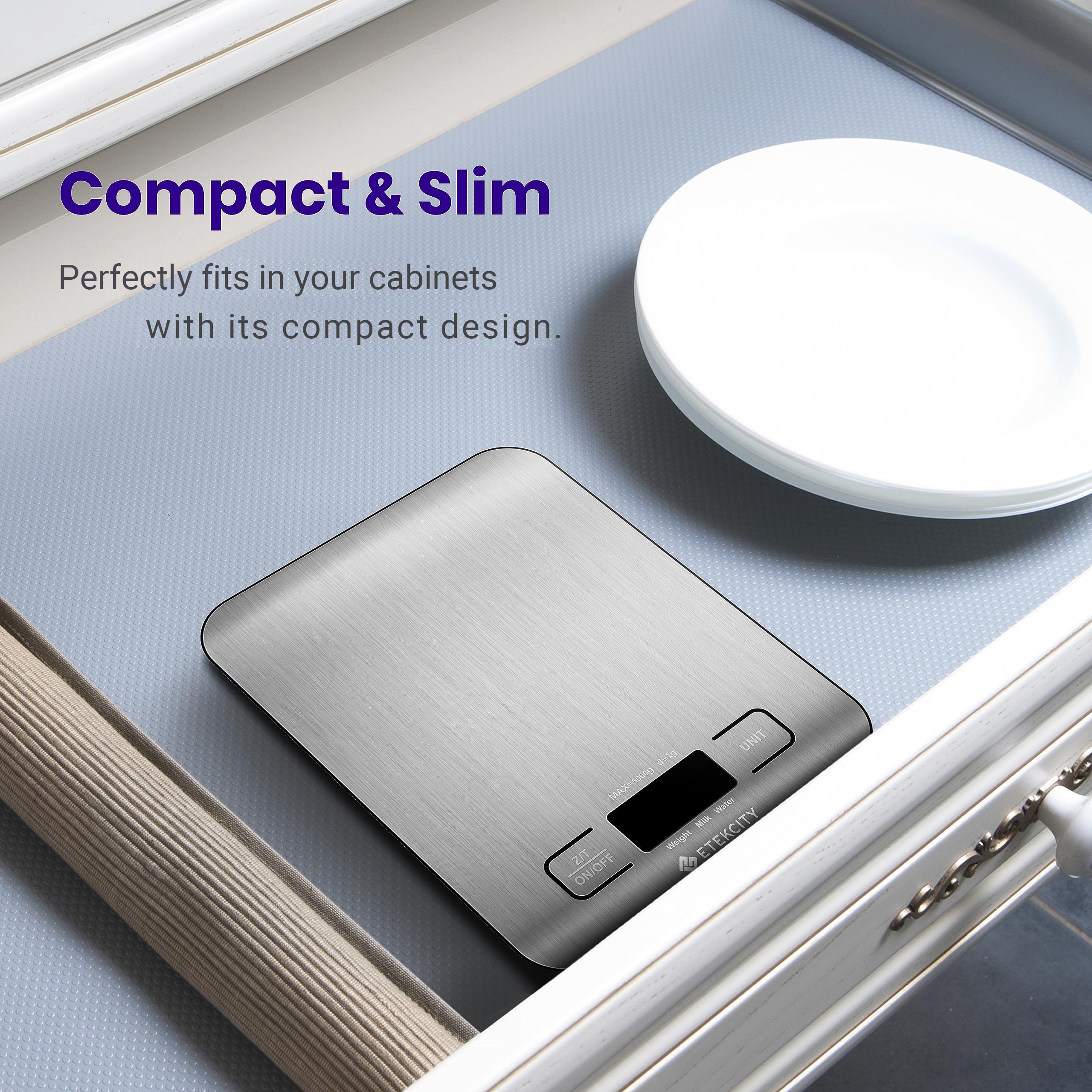 Etekcity Food Kitchen Scale, Digital Grams and Ounces, 11lb thumbnail
