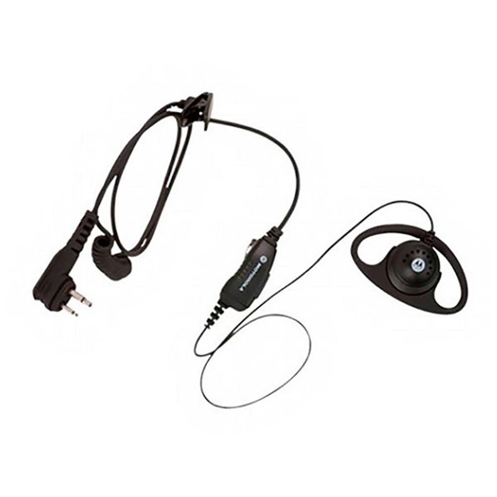 Motorola HKLN4604 HKLN4604A HKLN4604B Original Swivel Earpiece with Microphone and PTT - Replaces RLN6423 thumbnail