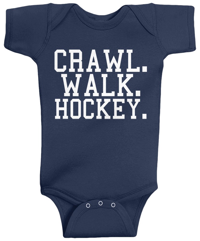 Threadrock Unisex Baby Crawl Walk Lift Fish Golf Soccer Hockey Infant Bodysuit thumbnail