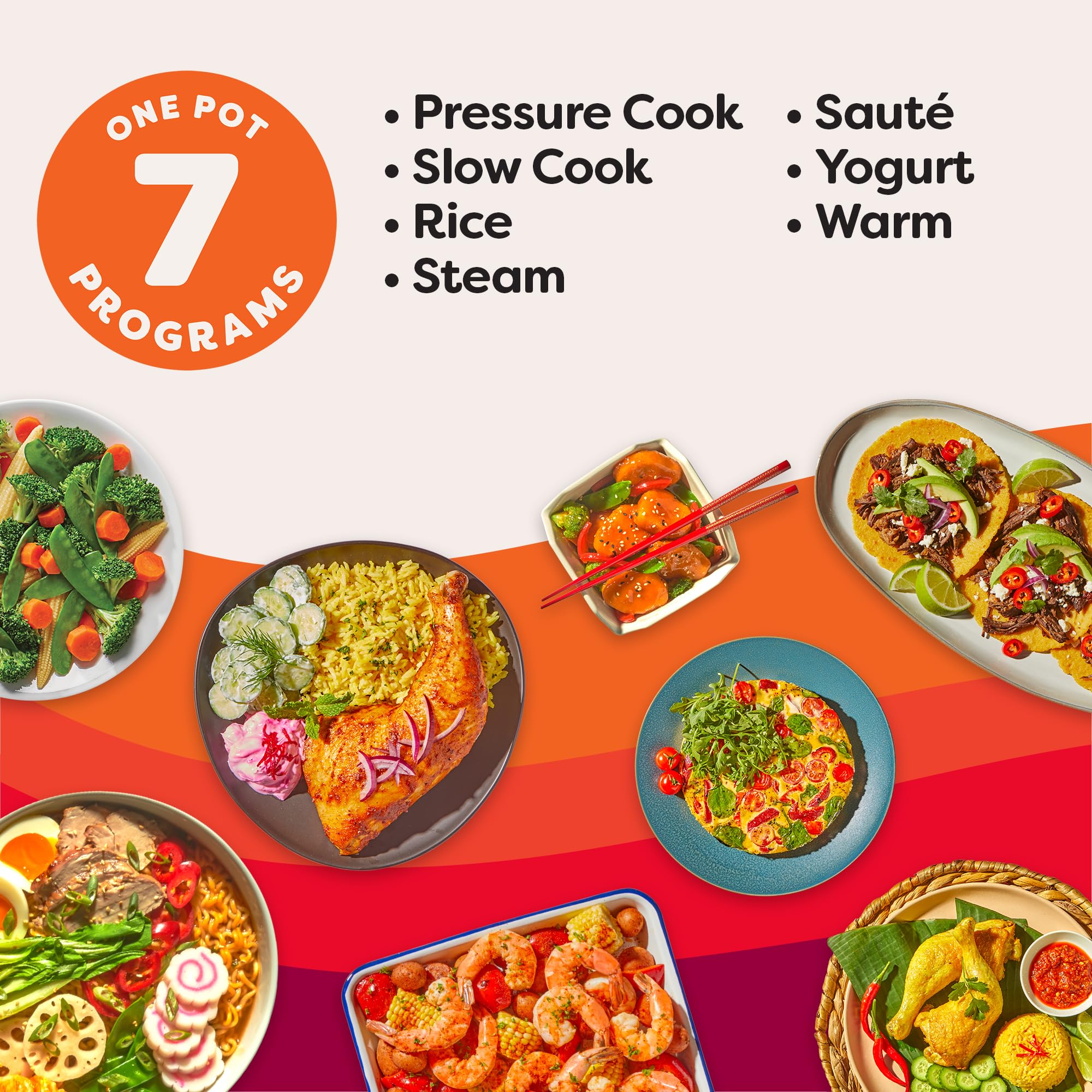 Instant Pot Duo 7-in-1 Mini Electric Pressure Cooker, Slow Rice Cooker, Steamer, Sauté, Yogurt Maker, Warmer & Sterilizer, Includes Free App with over 1900 Recipes, Stainless Steel, 3 Quart thumbnail