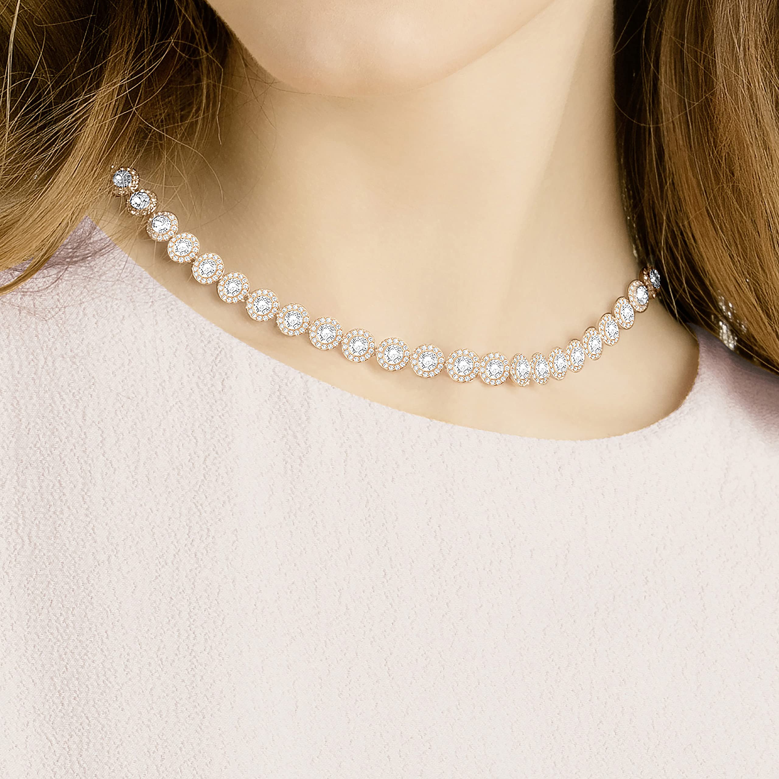 Swarovski Una Angelic All-Around Crystal Necklace Collection thumbnail