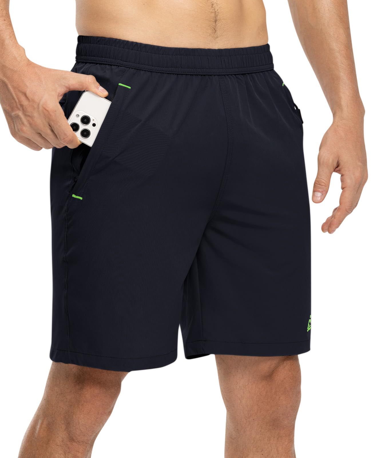 TBMPOY Men's Hiking Shorts Quick Dry Athletic Gym Workout Short with Zipper Pockets thumbnail
