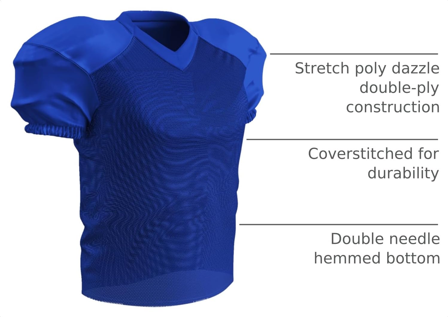 Champro Boys' Time Out Football Practice Jersey thumbnail