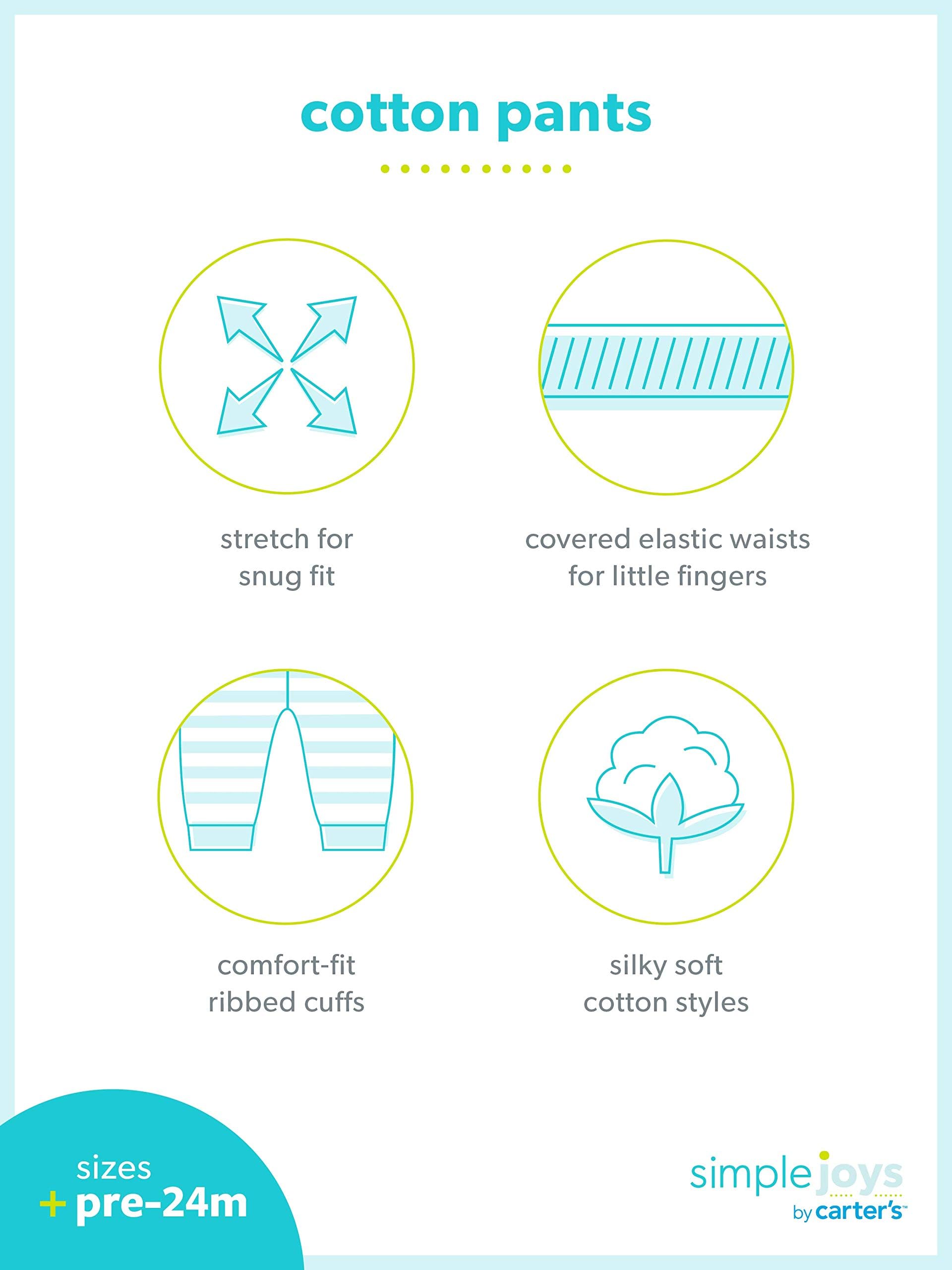 Simple Joys by Carter's Baby 4-Pack Neutral Pant thumbnail