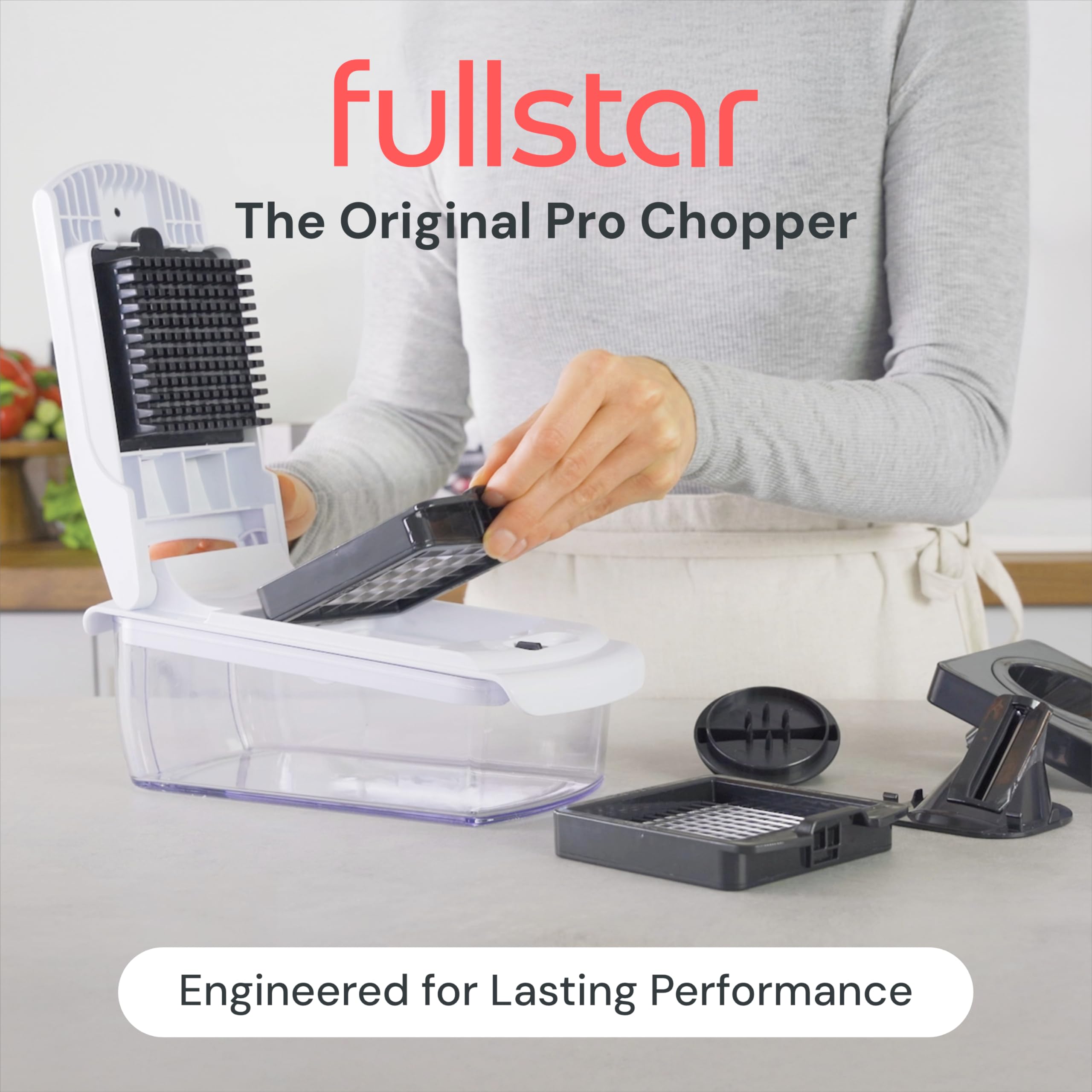 Fullstar Pro Original Vegetable Chopper & Spiralizer, All-in-1 Kitchen Tool thumbnail