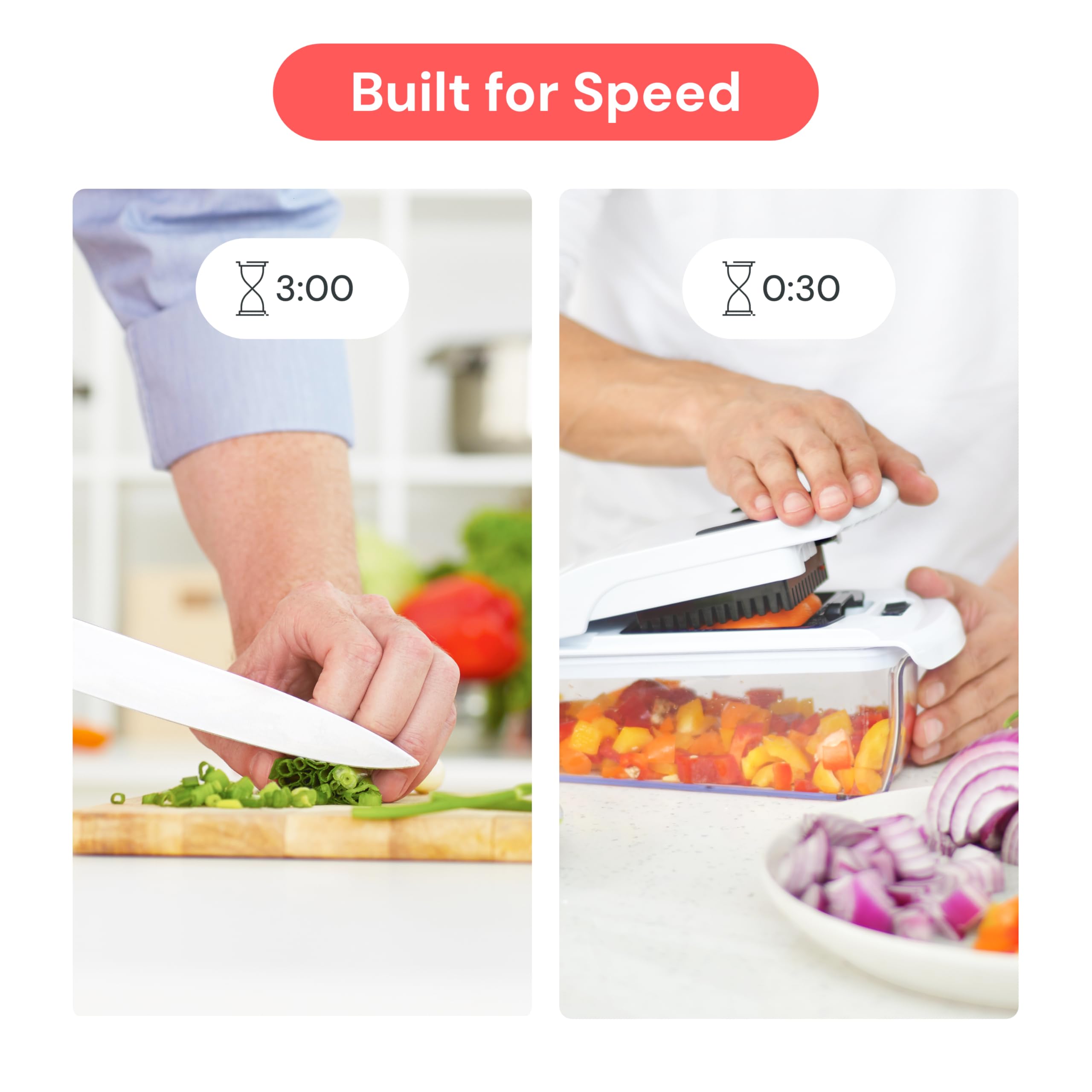 Fullstar Pro Original Vegetable Chopper & Spiralizer, All-in-1 Kitchen Tool thumbnail