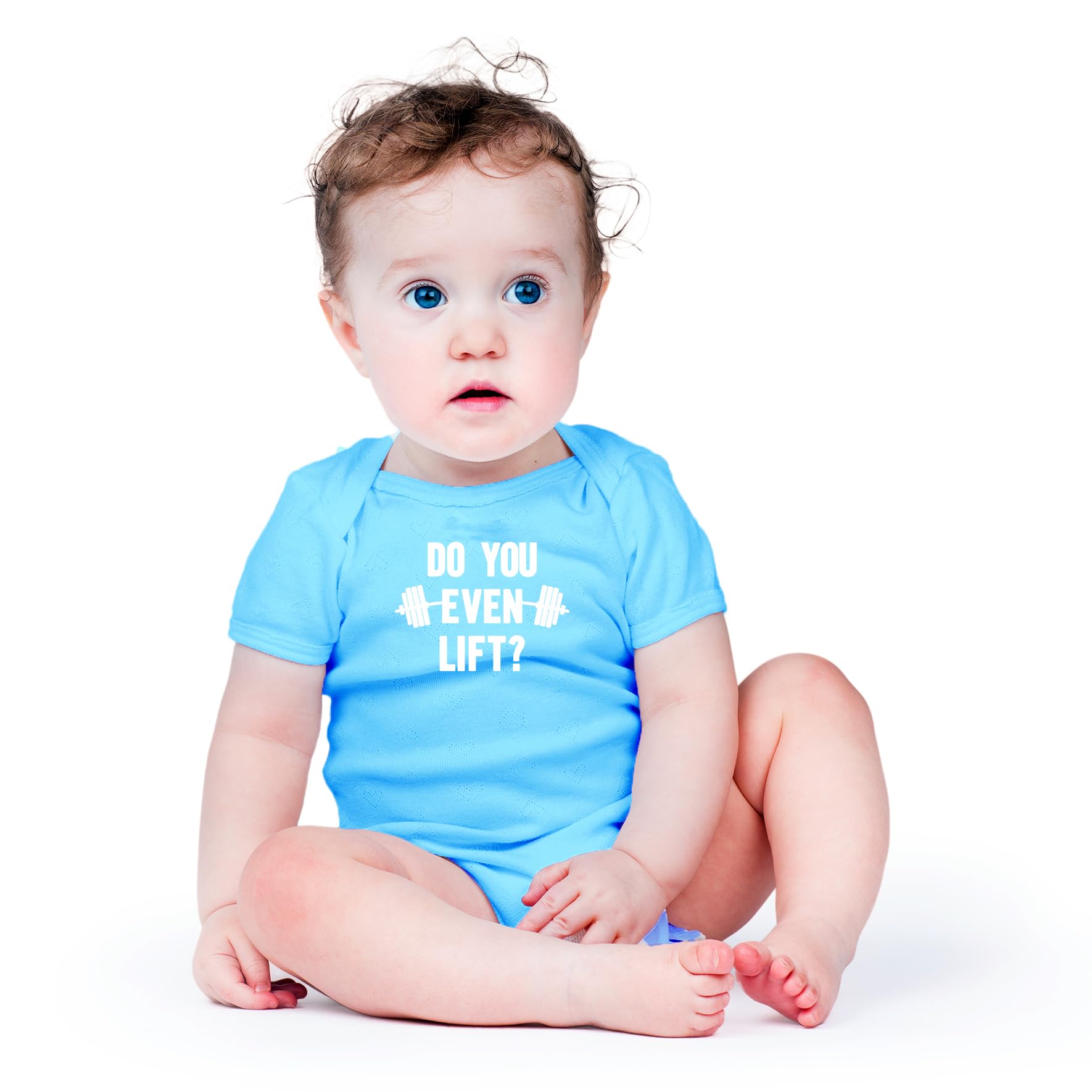 AW Fashions Do You Even Lift? Baby Bodysuit Cute, Fitness-Themed Outfit for Newborn & Infants Romper thumbnail