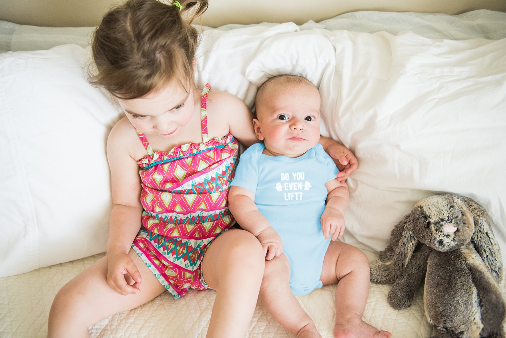 AW Fashions Do You Even Lift? Baby Bodysuit Cute, Fitness-Themed Outfit for Newborn & Infants Romper thumbnail