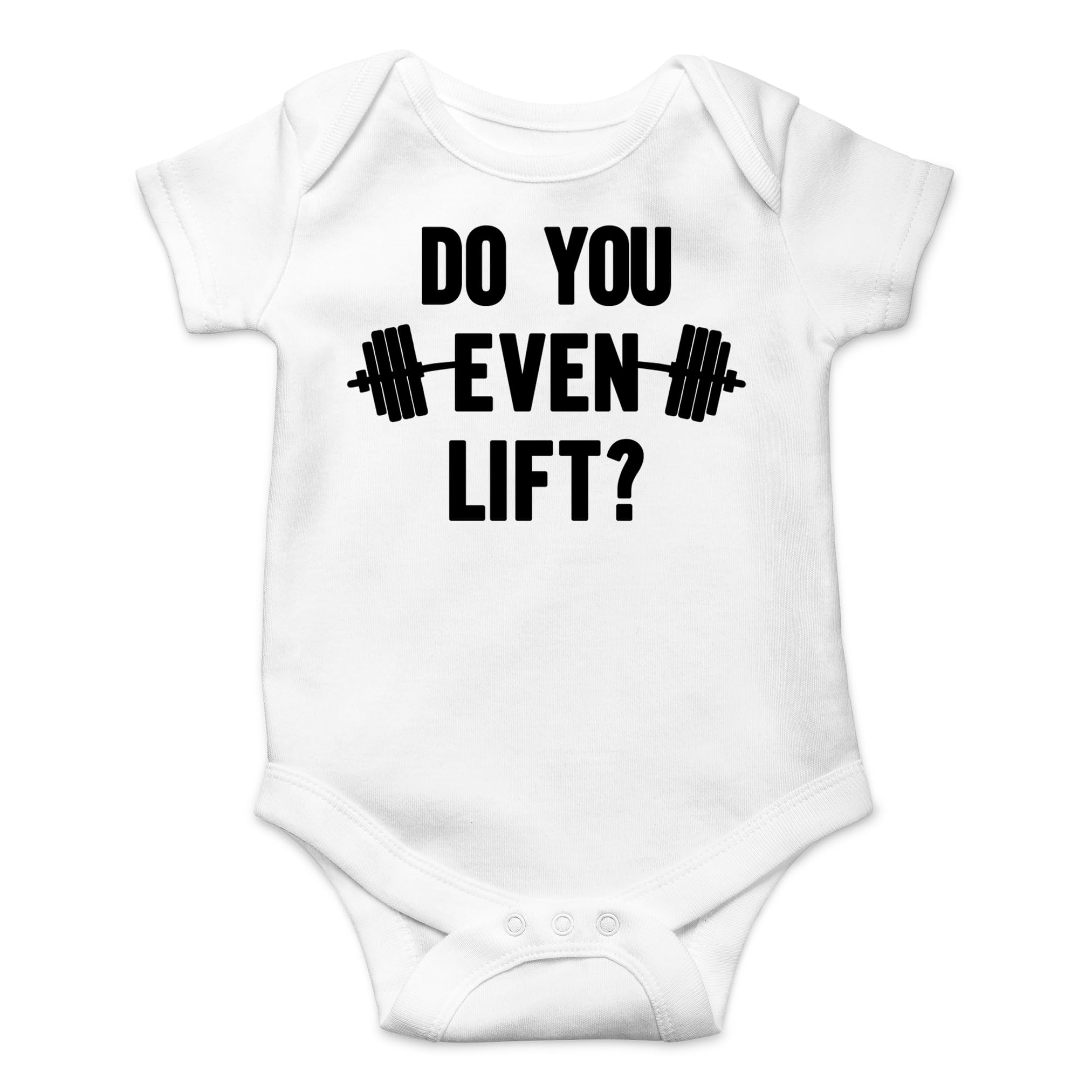 AW Fashions Do You Even Lift? Baby Bodysuit Cute, Fitness-Themed Outfit for Newborn & Infants Romper thumbnail