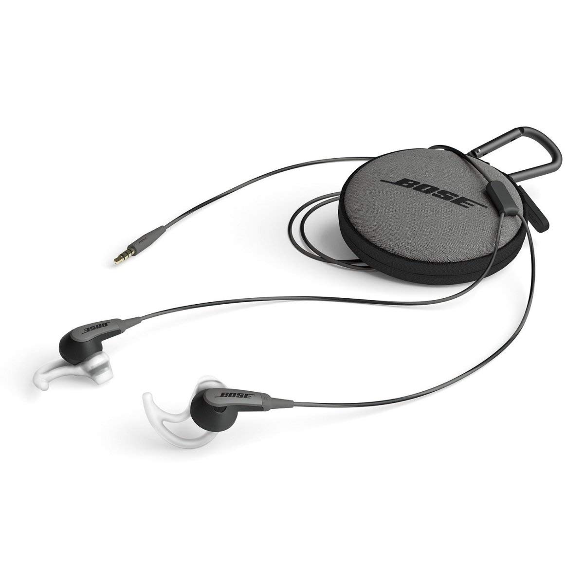 Bose SoundSport In-Ear Headphones For Apple Devices (741776-0010) - Charcoal (Renewed) thumbnail