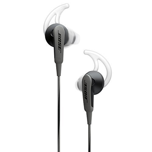 Bose SoundSport In-Ear Headphones For Apple Devices (741776-0010) - Charcoal (Renewed) thumbnail