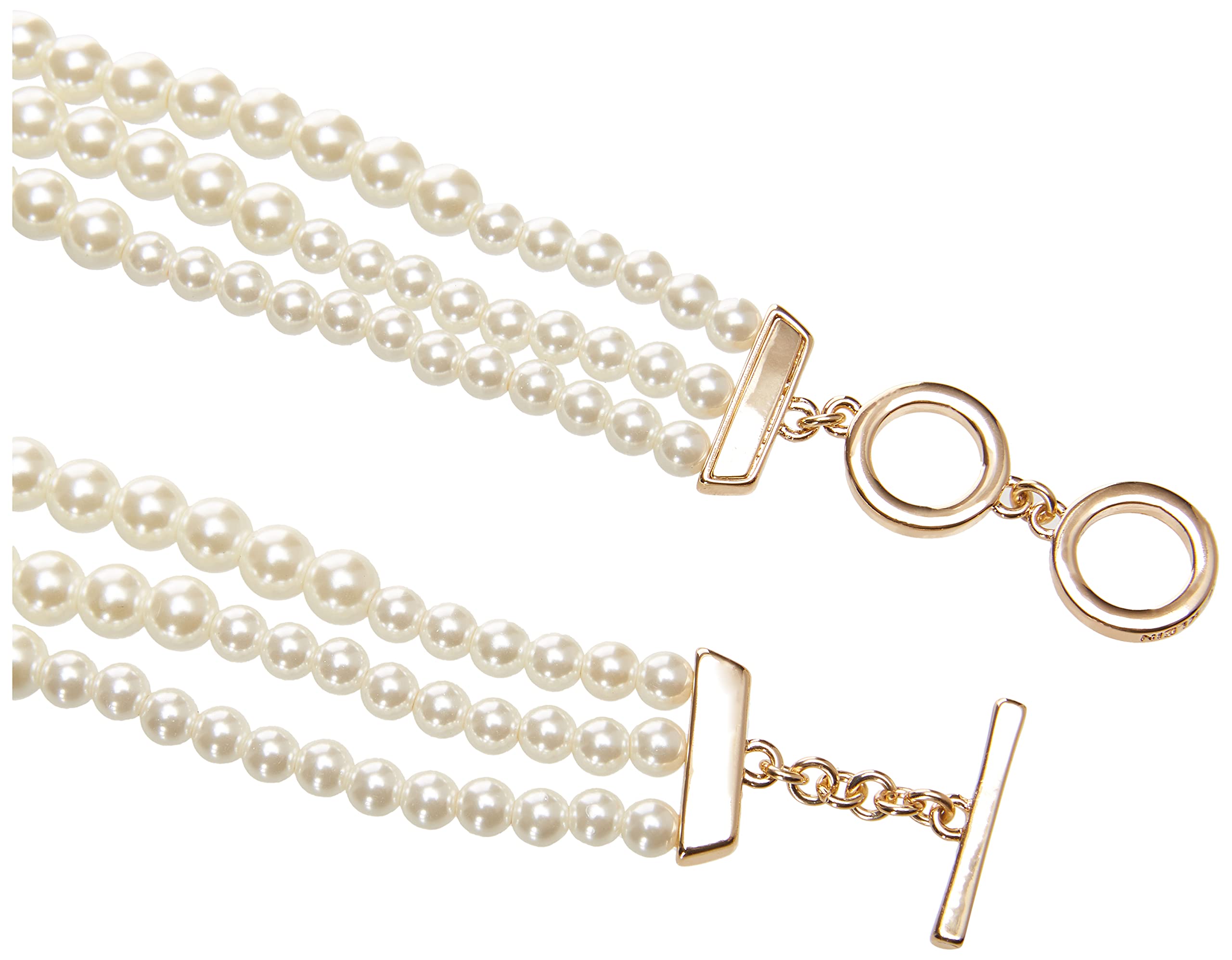 Anne Klein Women's Pearl Collar Necklace, Statement Fashion Jewelry with Pearl Accents and Adjustable Extender for Everyday and Dress Wear thumbnail