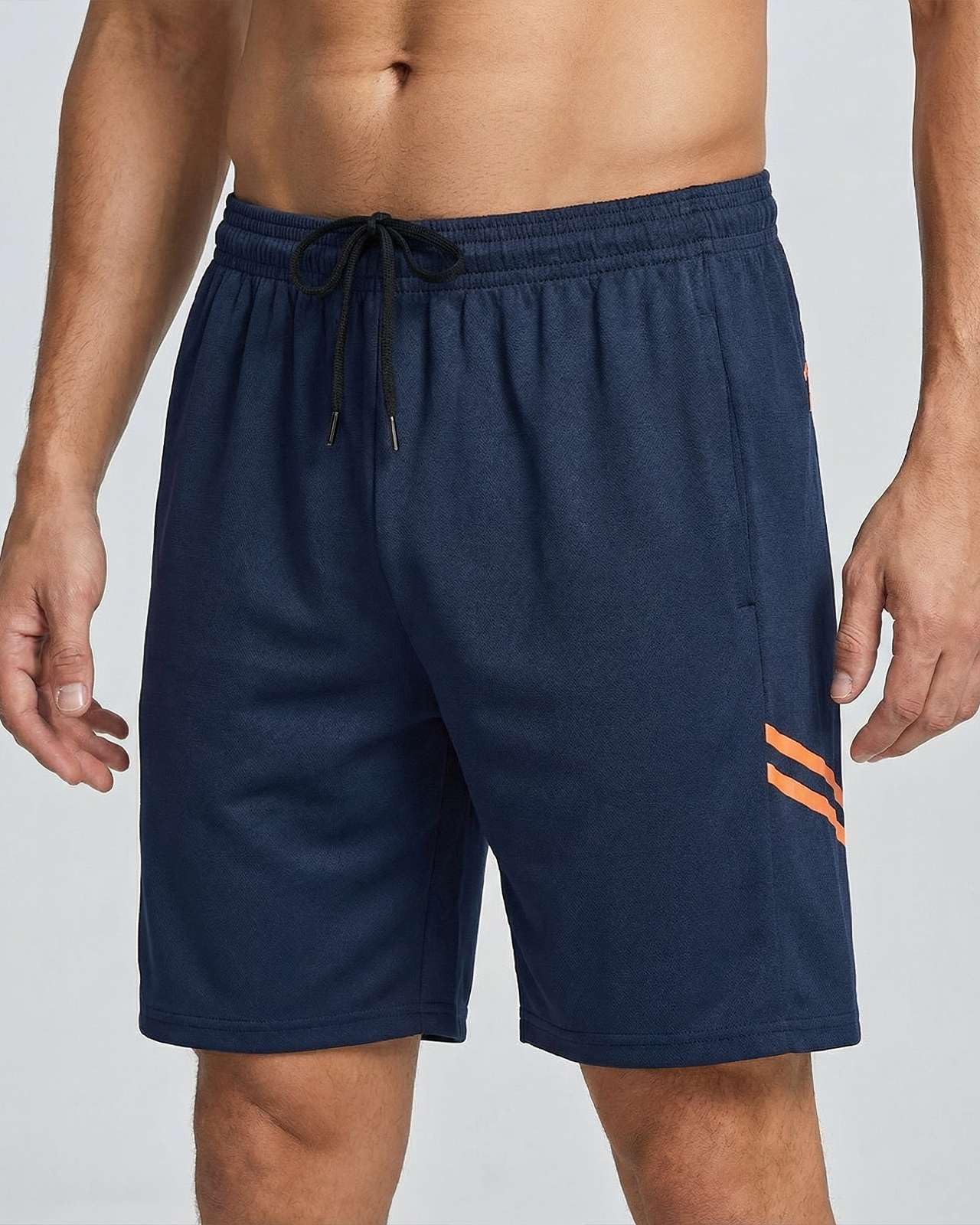 Real Essentials Men’s 5 Pack: 9" Dry-Fit Shorts – Athletic Gym, Workout, Basketball, Running, Casual Lounge Active Pockets thumbnail