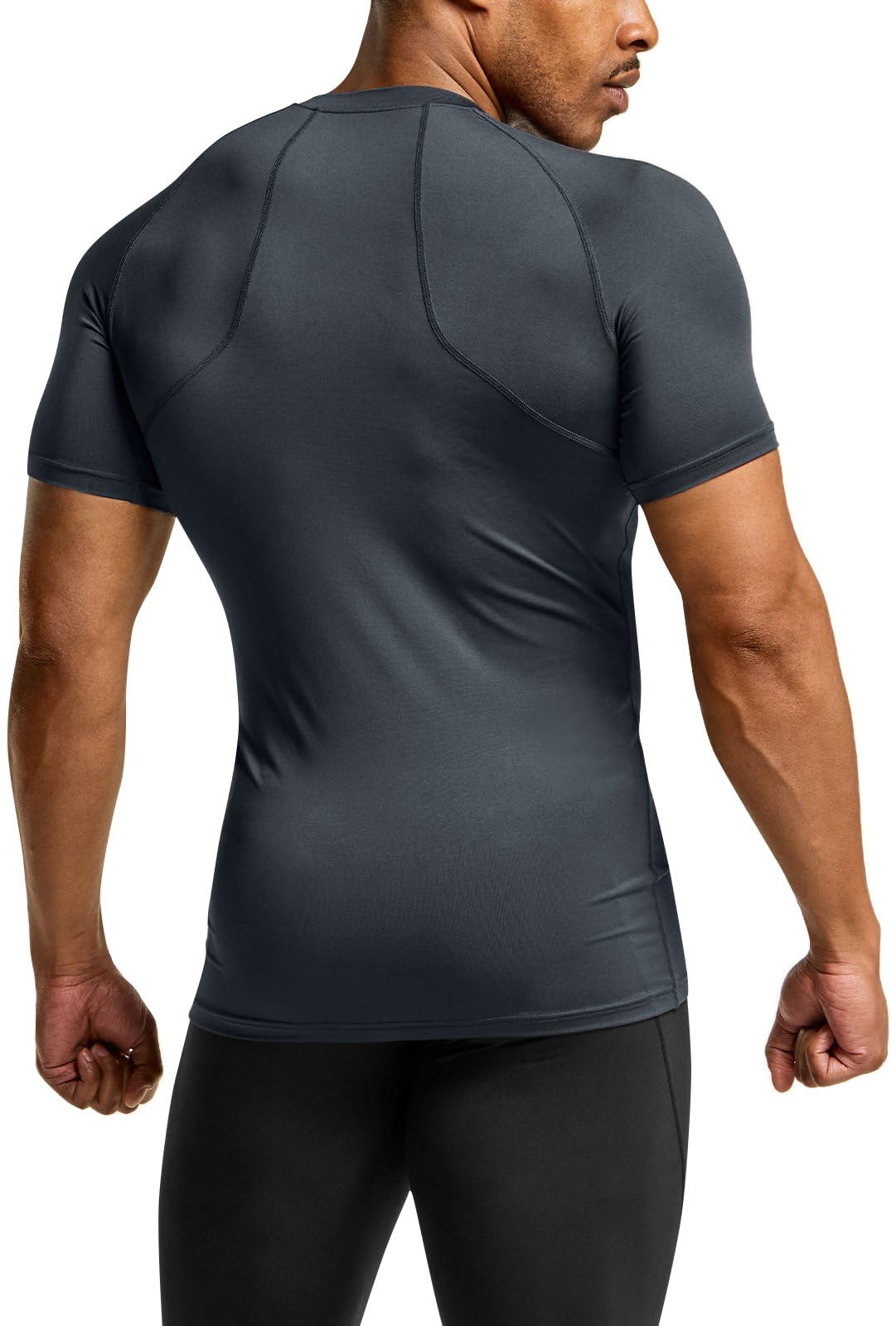 ATHLIO Men's Cool Dry Short Sleeve Compression Shirts, Sports Baselayer T-Shirts Tops, Athletic Workout Shirt thumbnail