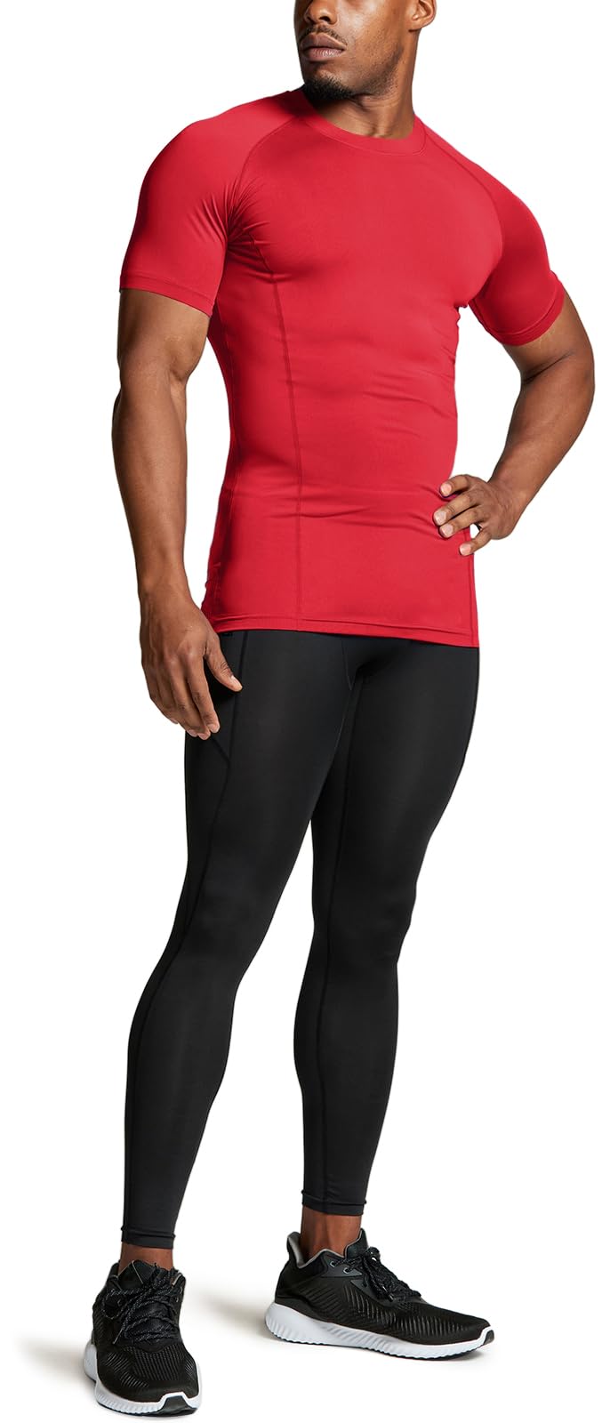 ATHLIO Men's Cool Dry Short Sleeve Compression Shirts, Sports Baselayer T-Shirts Tops, Athletic Workout Shirt thumbnail