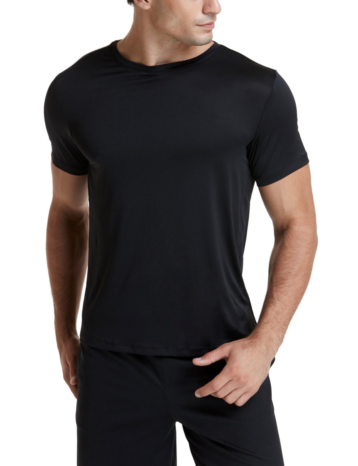 ATHLIO Men's Workout Running Shirts, Sun Protection Quick Dry Athletic Shirts, Short Sleeve Gym T-Shirts thumbnail