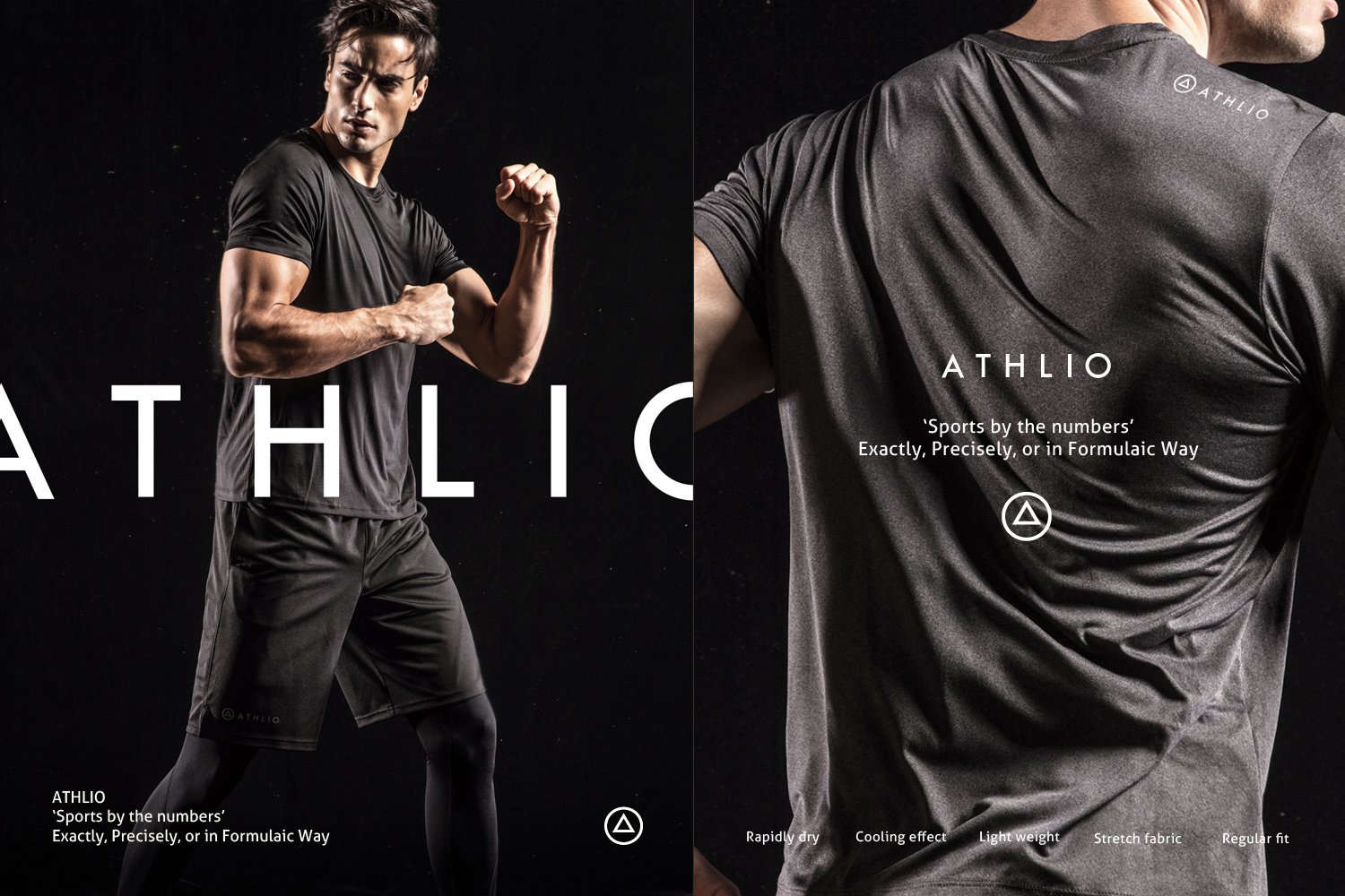 ATHLIO Men's Workout Running Shirts, Sun Protection Quick Dry Athletic Shirts, Short Sleeve Gym T-Shirts thumbnail