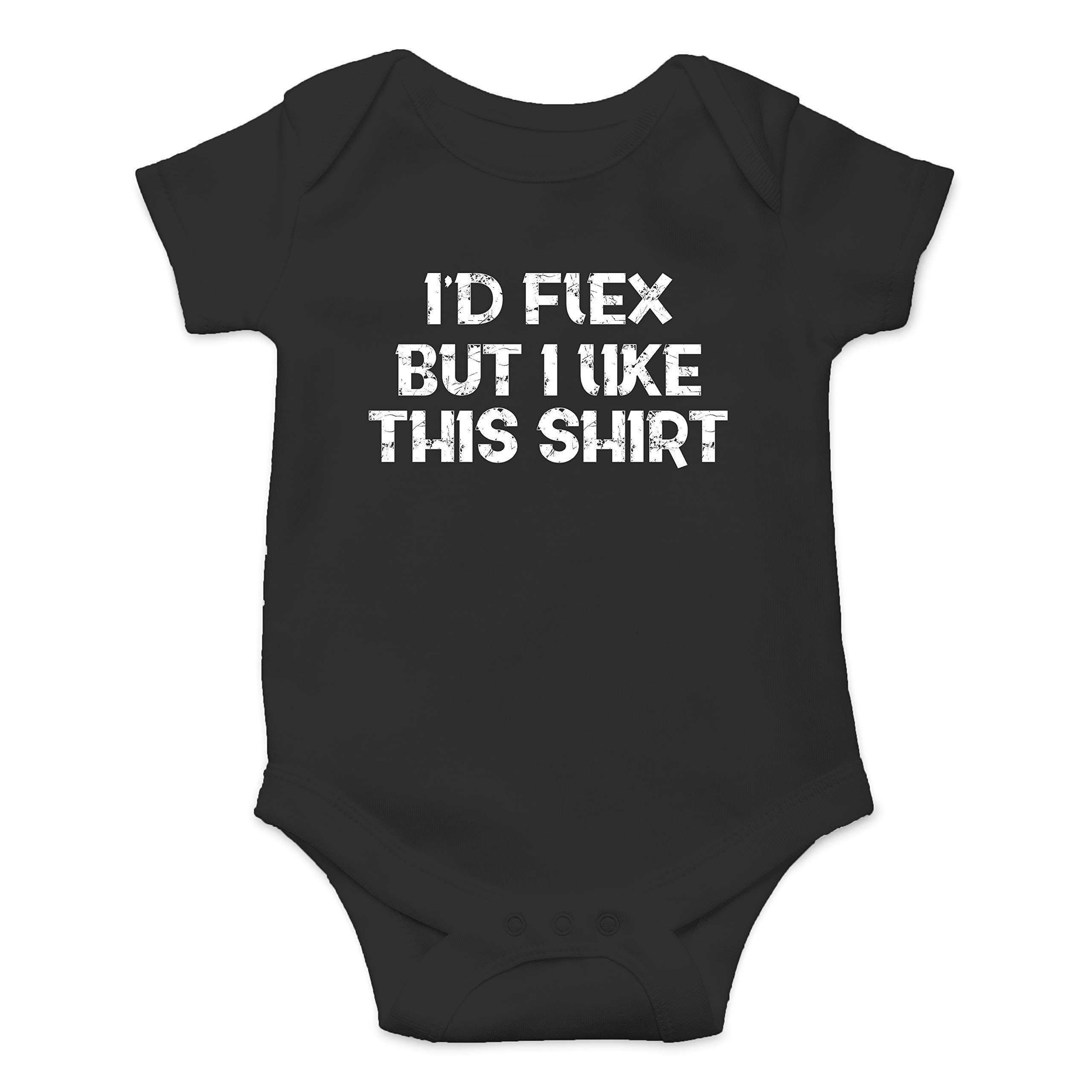 I'd Flex But I like This Shirt - Funny Baby Essentials Bodysuit - Newborn Baby Boy Clothes
