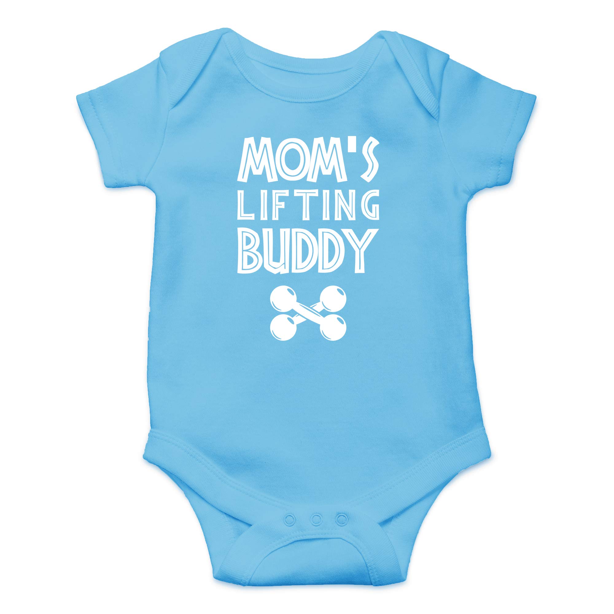 CBTwear Mom's Lifting Buddy - Baby Clothes - Funny Newborn Bodysuit Outfits for Boys and Girls thumbnail
