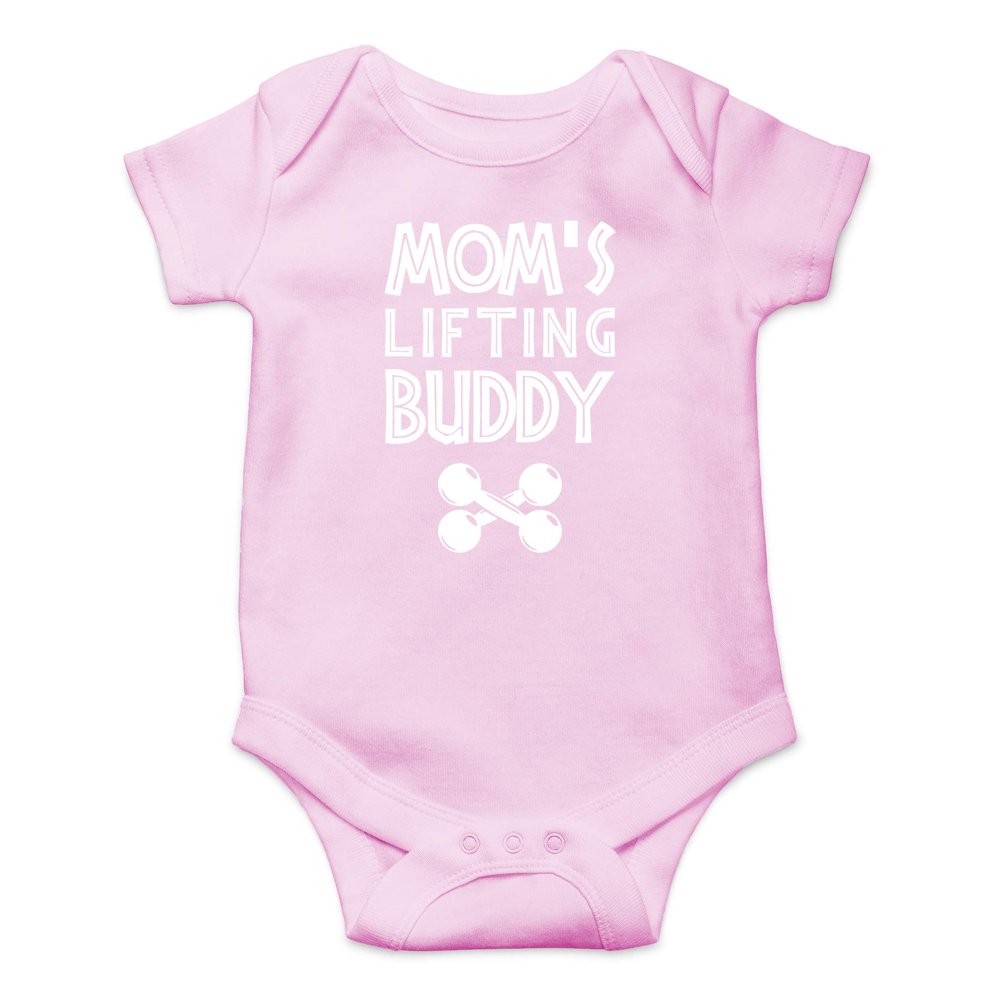 CBTwear Mom's Lifting Buddy - Baby Clothes - Funny Newborn Bodysuit Outfits for Boys and Girls thumbnail