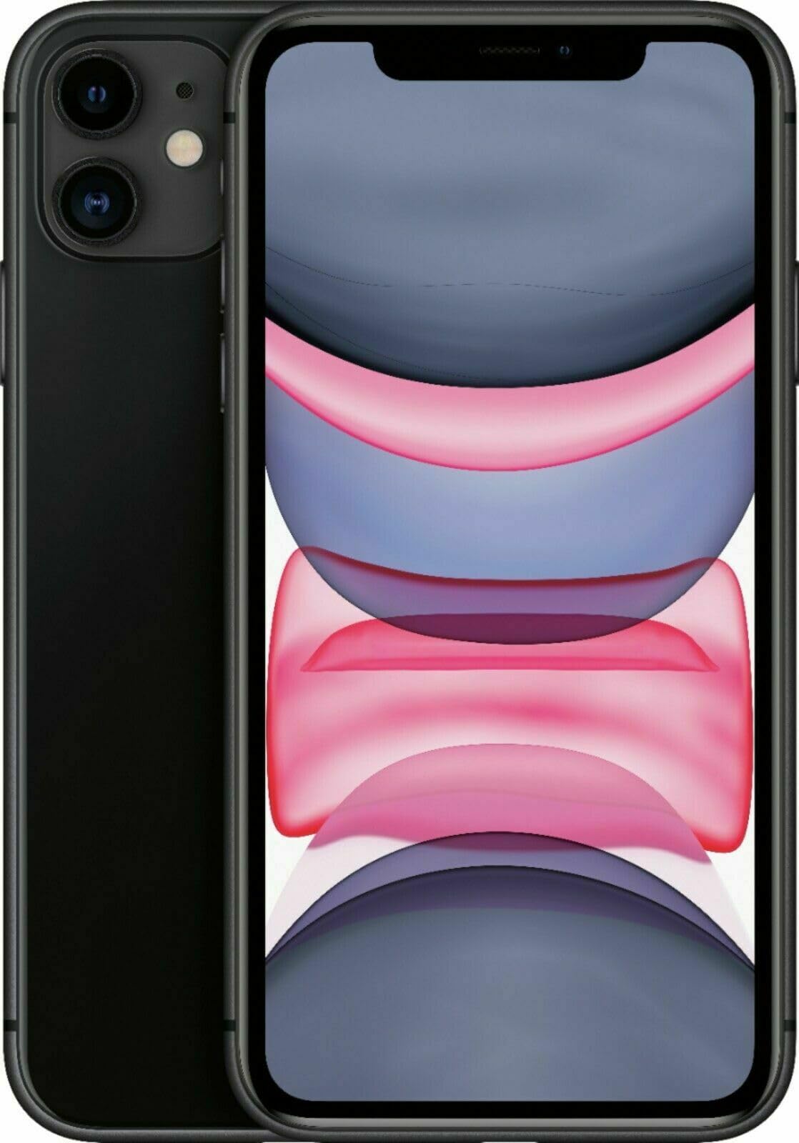 Apple iPhone 11, 128GB, Black - Unlocked (Renewed)