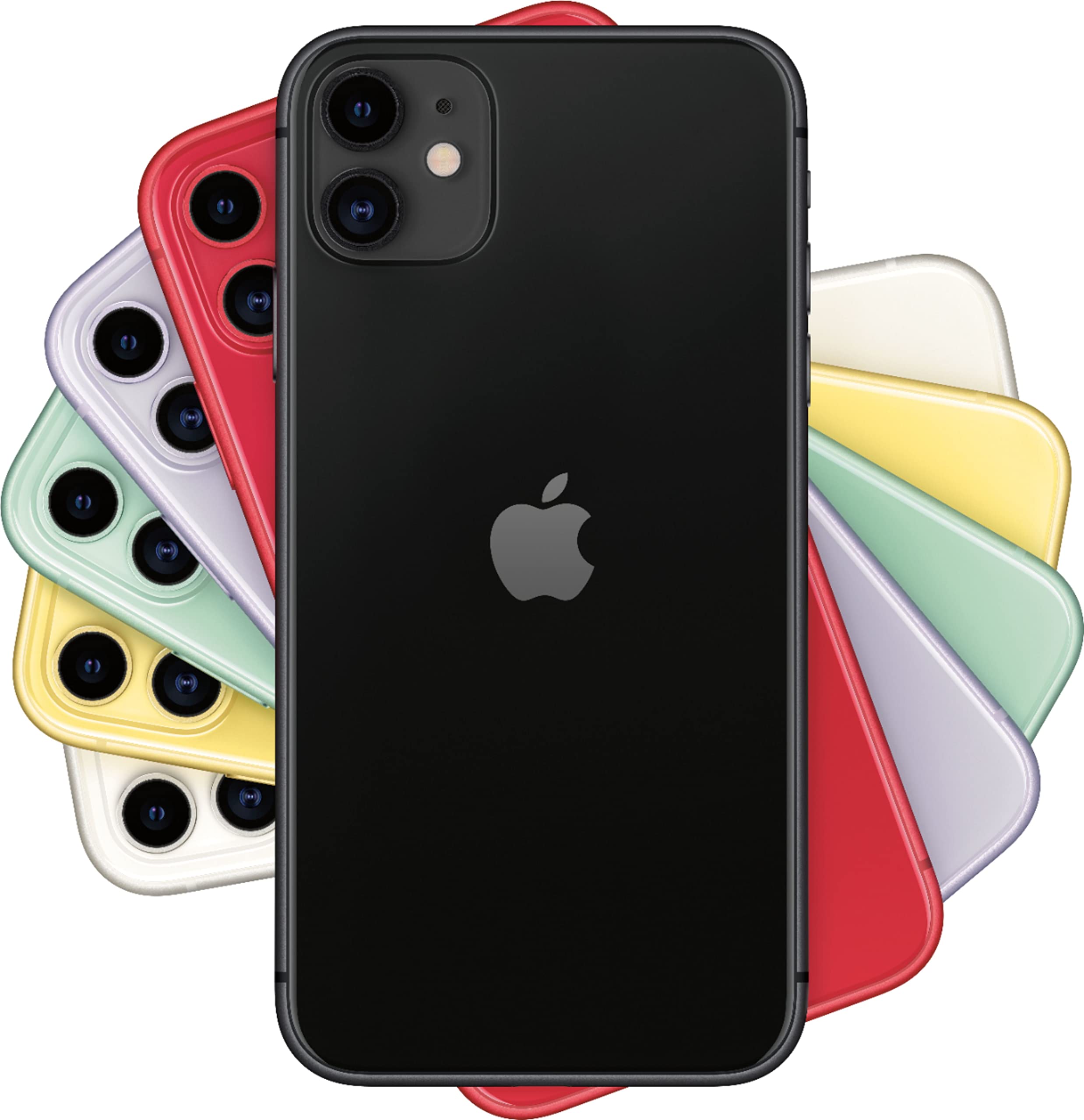 Apple iPhone 11, 128GB, Black - Unlocked (Renewed) thumbnail