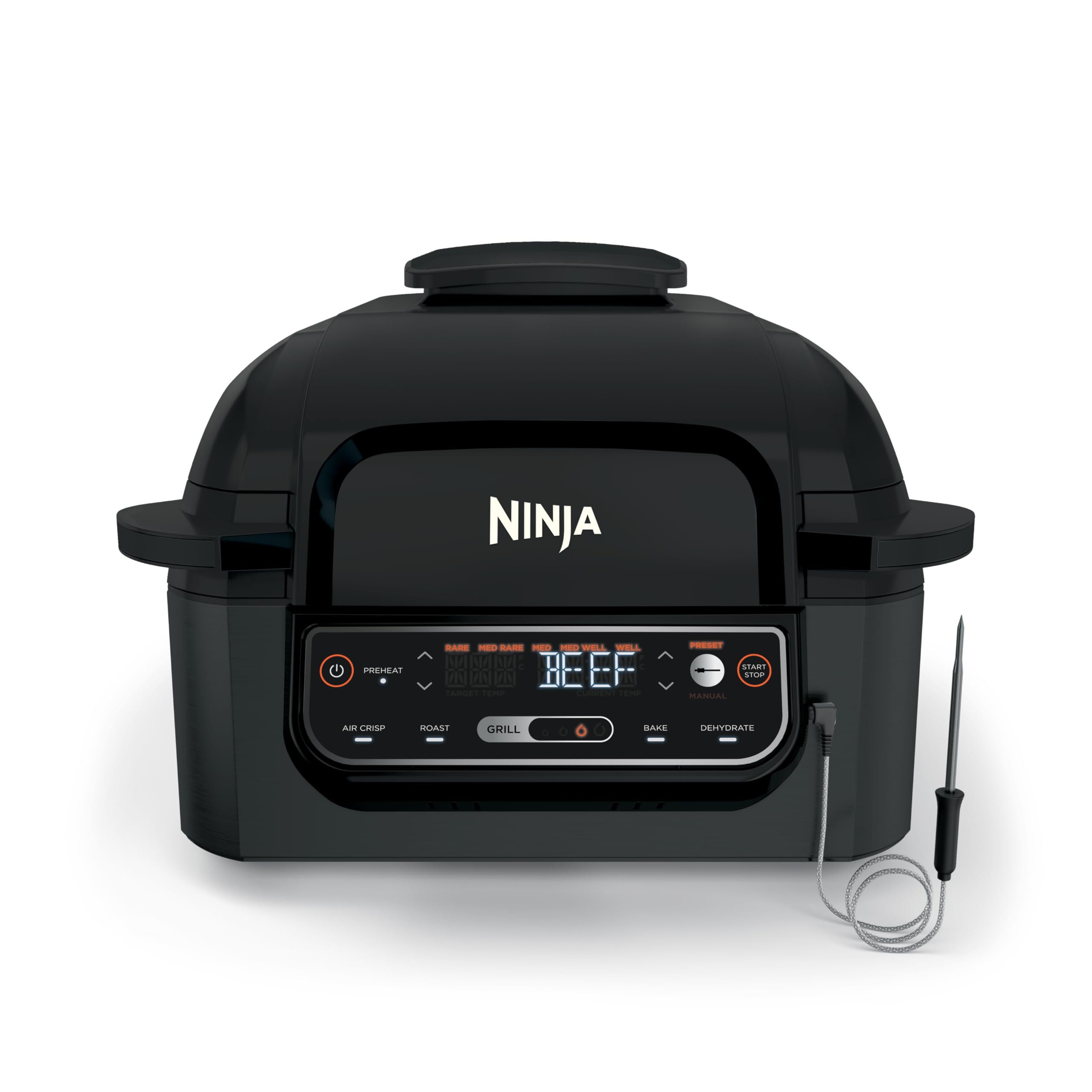 Ninja® Foodi® Smart XL 6-in-1 Indoor Grill & Air Fryer, Black/Silver, FG551 thumbnail