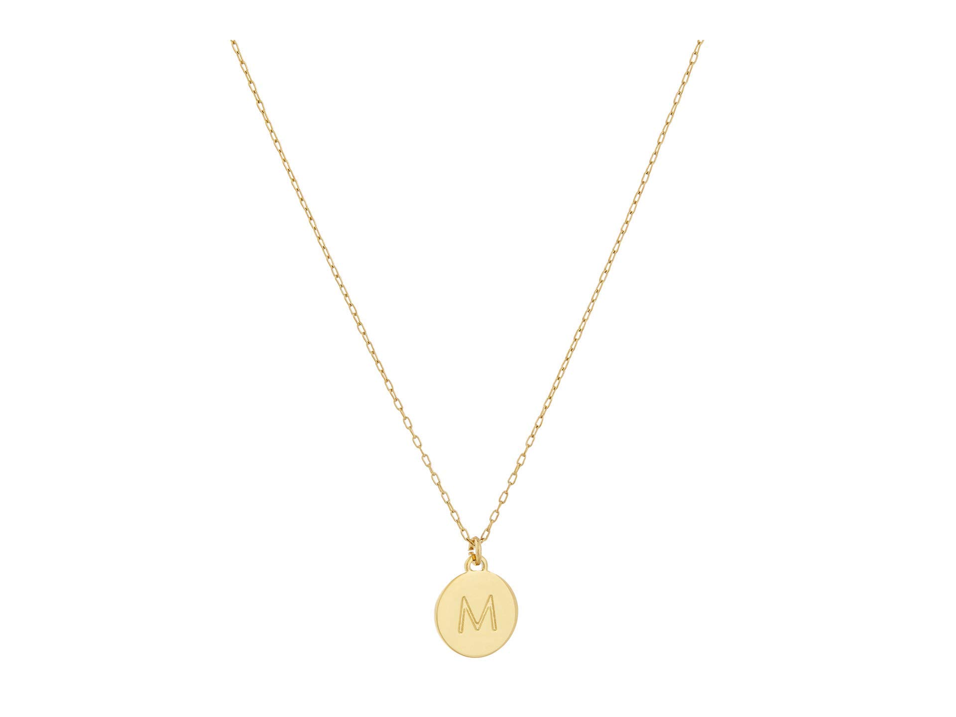 kate spade new york Gold Initial Mini Pendant