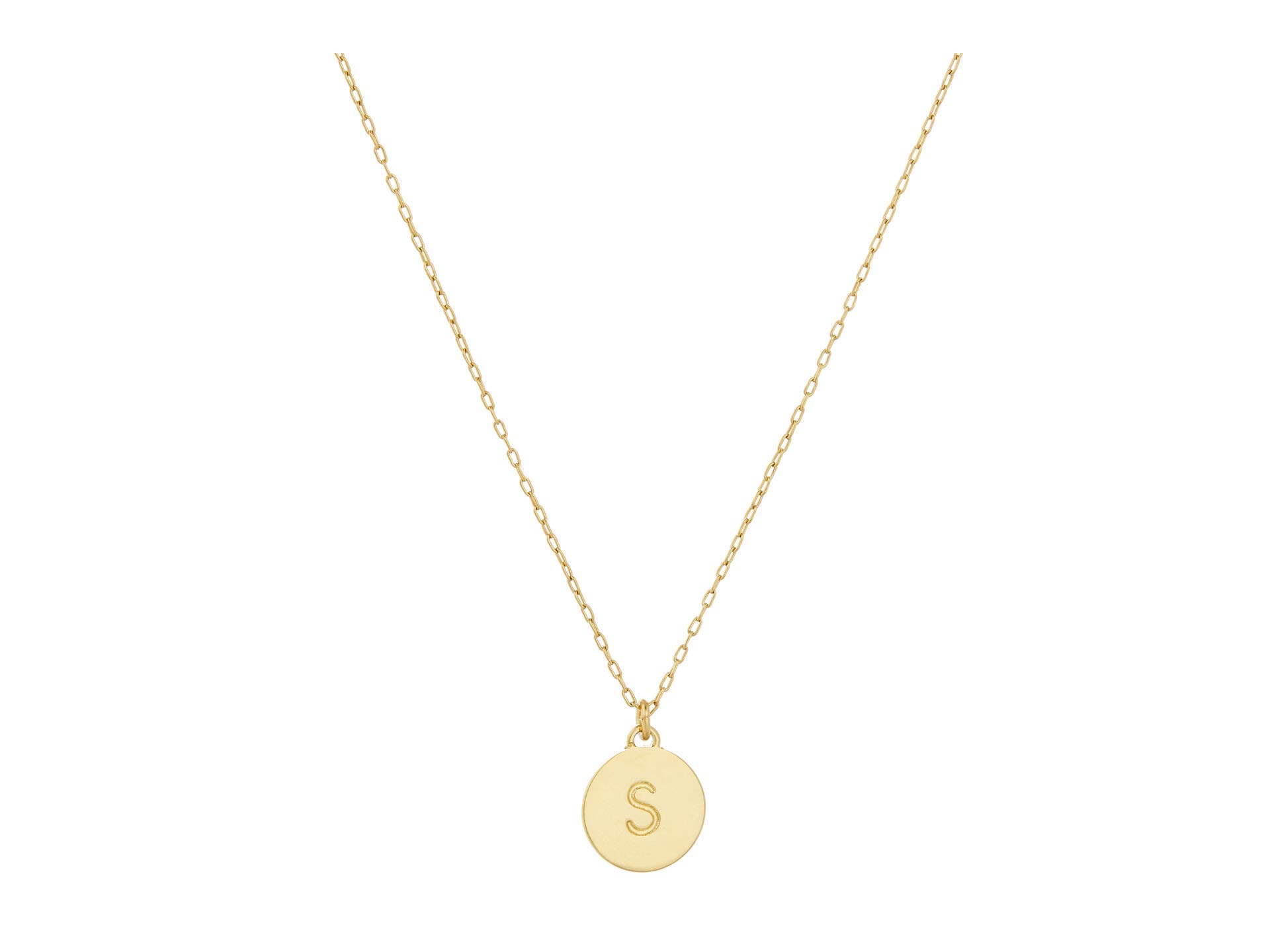 kate spade new york Gold Initial Mini Pendant thumbnail