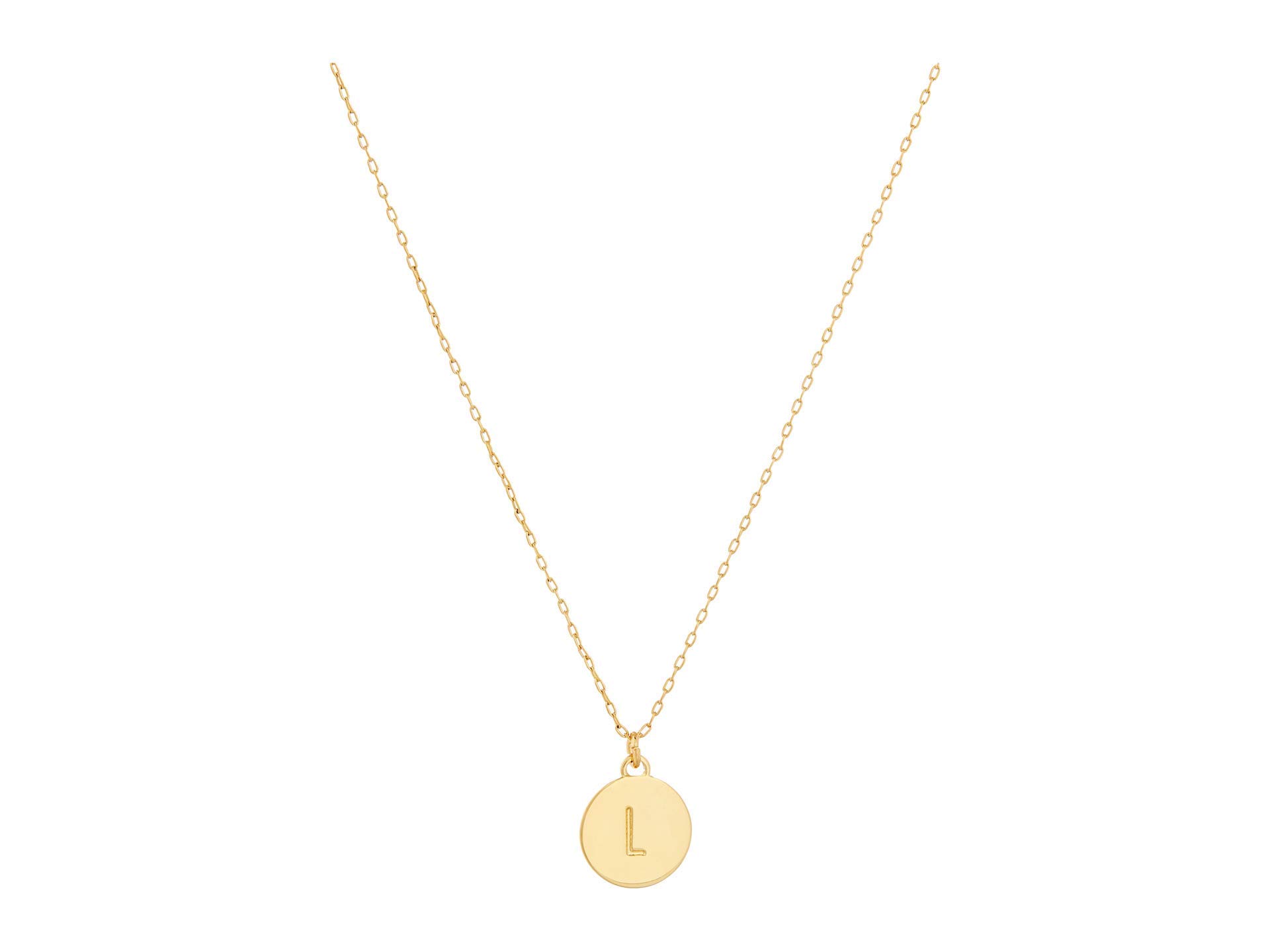 kate spade new york Gold Initial Mini Pendant thumbnail
