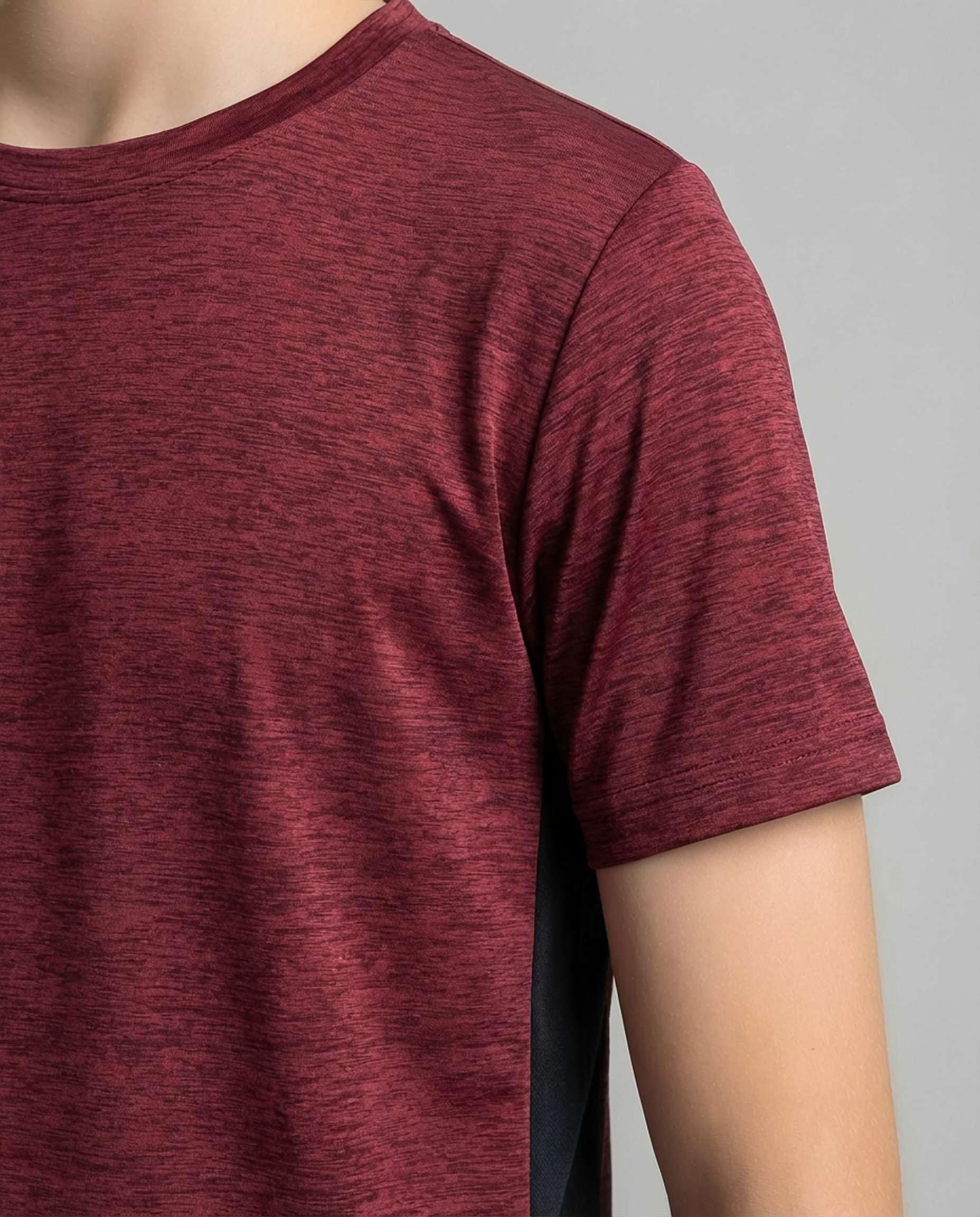 Real Essentials 5 Pack: Boy's Dry Fit Short Sleeve T-Shirt - Athletic Baseball Soccer Tee Tops for Kids Youth & Teens thumbnail