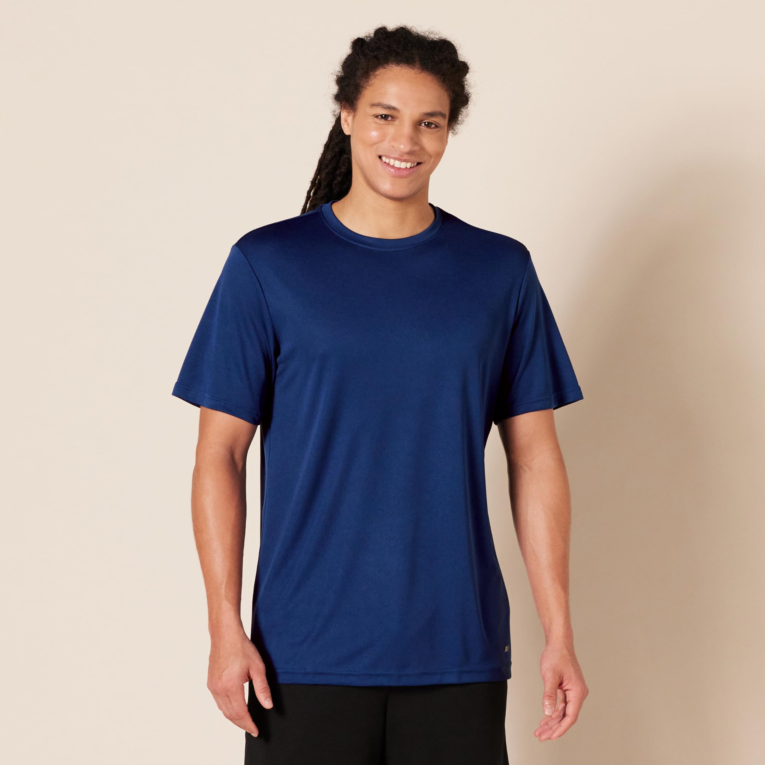 Amazon Essentials Men's Moisture Wicking Breathable Active Performance Tech Gym T-Shirts, Pack of 2 thumbnail