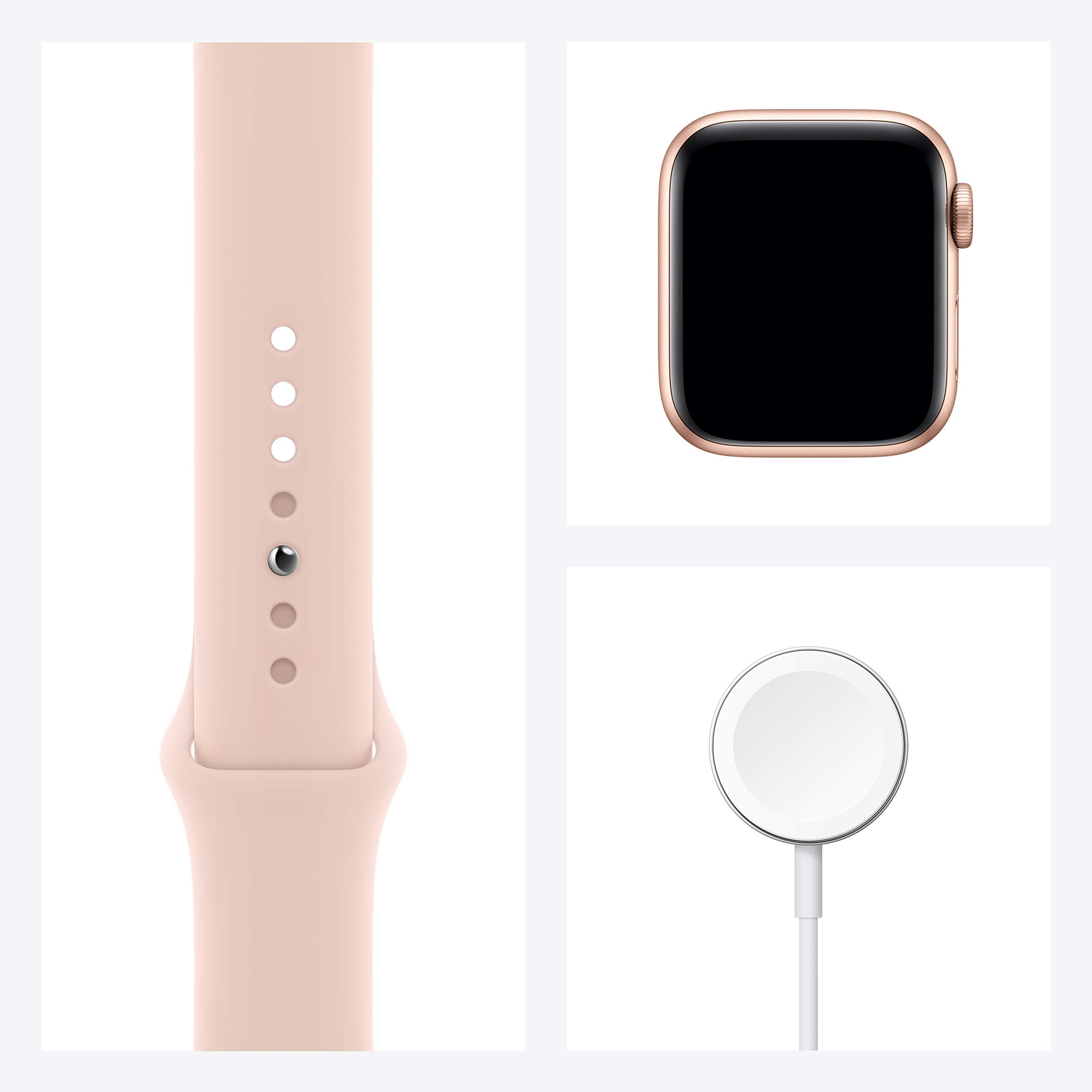 Apple Watch Series 6 (GPS, 40mm) - Gold Aluminum Case with Pink Sand Sport Band (Renewed) thumbnail