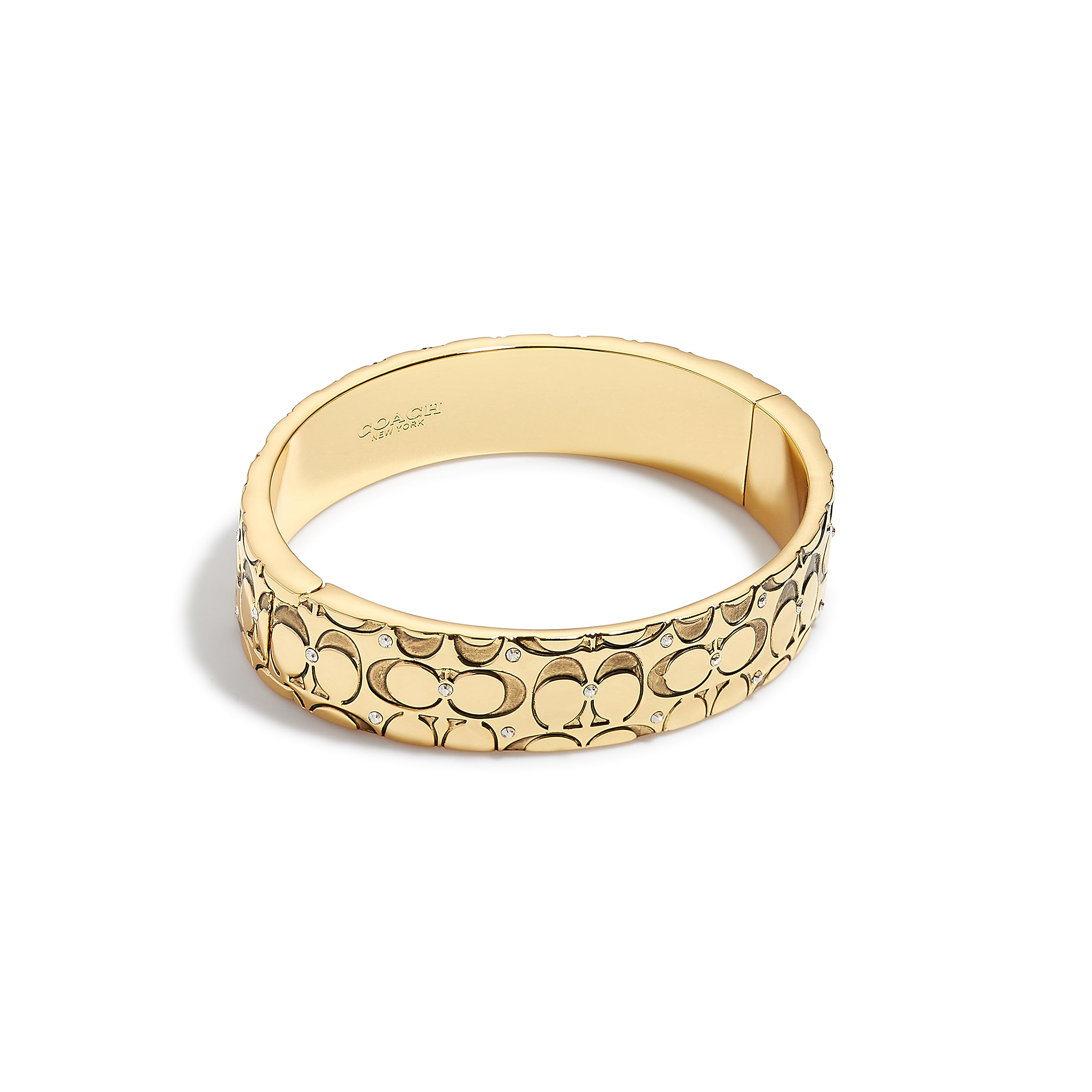 Coach Women's Signature Quilted Bangle Bracelet