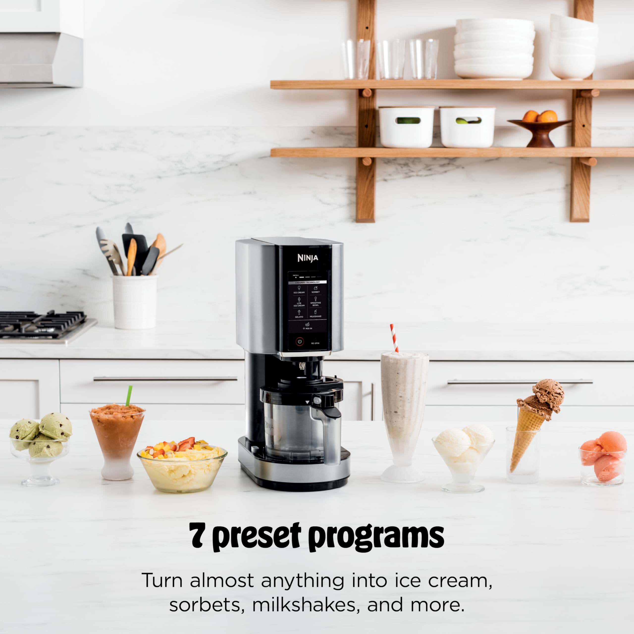 Ninja® CREAMi® 7-in-1 Ice Cream Maker, Ice Cream, Gelato and more, NC301 thumbnail