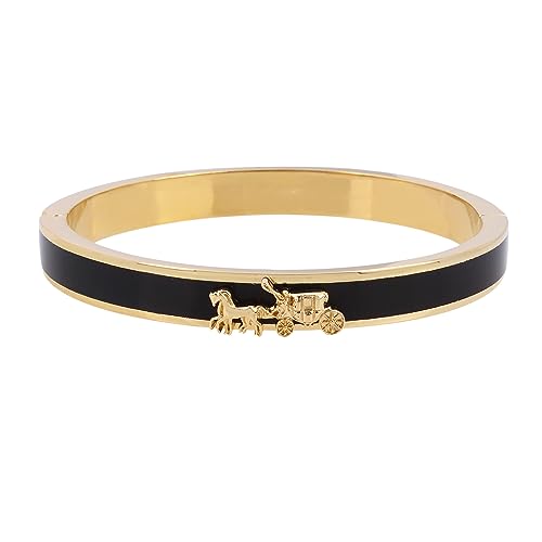 Coach Horse & Carriage Enamel Hinge Bracelet thumbnail