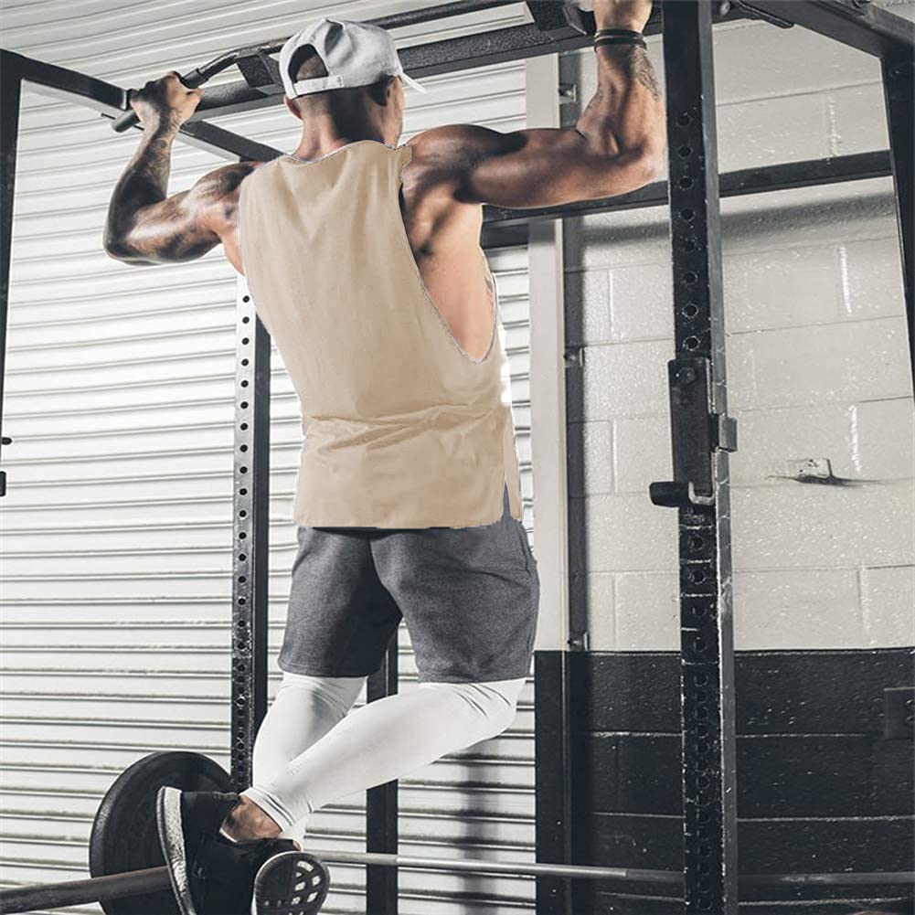 COOFANDY Men Workout Tank Top 2 Pack Gym Bodybuilding Sleeveless Muscle T Shirts thumbnail