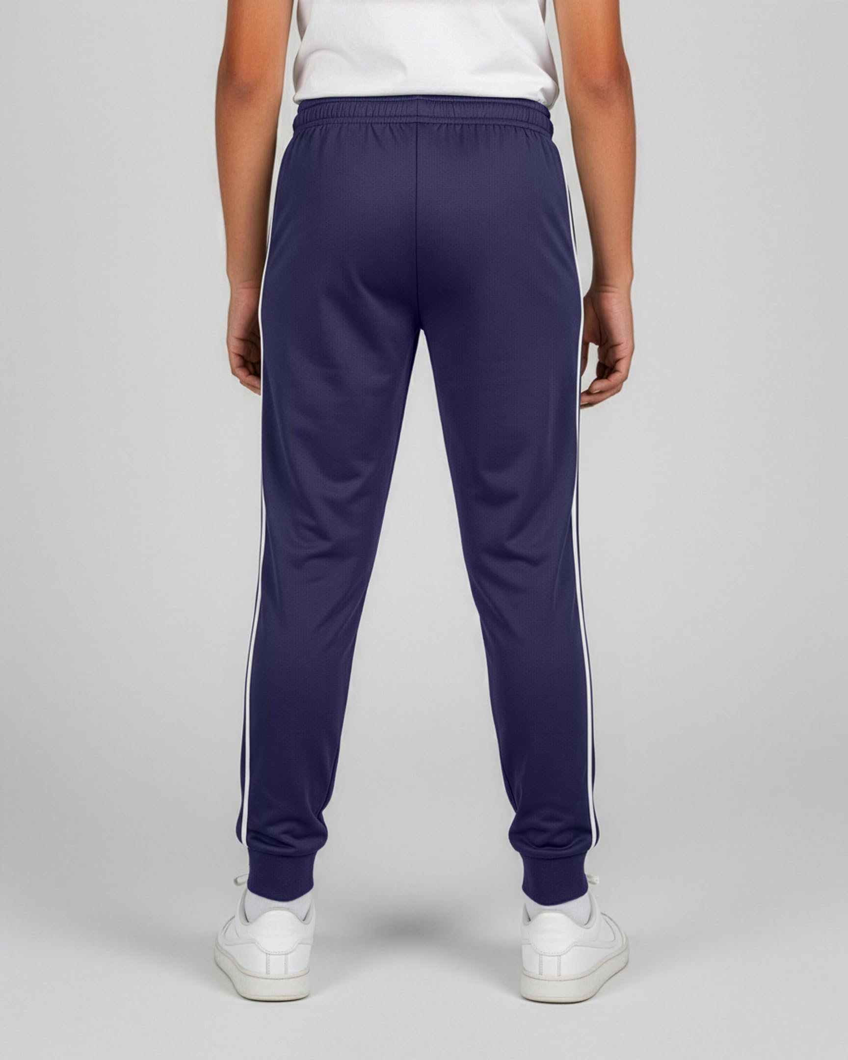 Real Essentials 3 Pack: Boy's Mesh Jogger Sweatpants - Youth Kids Baseball Football Athletic Pants with Pockets thumbnail
