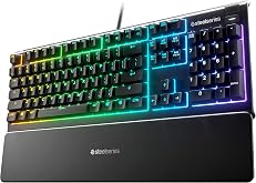 RedThunder K10 Wired Gaming Keyboard and Mouse and Wrist Rest Combo, RGB Backlit, Mechanical Feel Anti-ghosting Keyboard + 7D 7200 DPI Mice+Soft Leather Wrist Rest 3 in 1 PC Gamer Accessories(Black) thumbnail