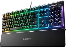 RedThunder K10 Wired Gaming Keyboard and Mouse and Wrist Rest Combo, RGB Backlit, Mechanical Feel Anti-ghosting Keyboard + 7D 7200 DPI Mice+Soft Leather Wrist Rest 3 in 1 PC Gamer Accessories(Black) thumbnail