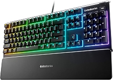 RedThunder K10 Wired Gaming Keyboard and Mouse and Wrist Rest Combo, RGB Backlit, Mechanical Feel Anti-ghosting Keyboard + 7D 7200 DPI Mice+Soft Leather Wrist Rest 3 in 1 PC Gamer Accessories(Black) thumbnail